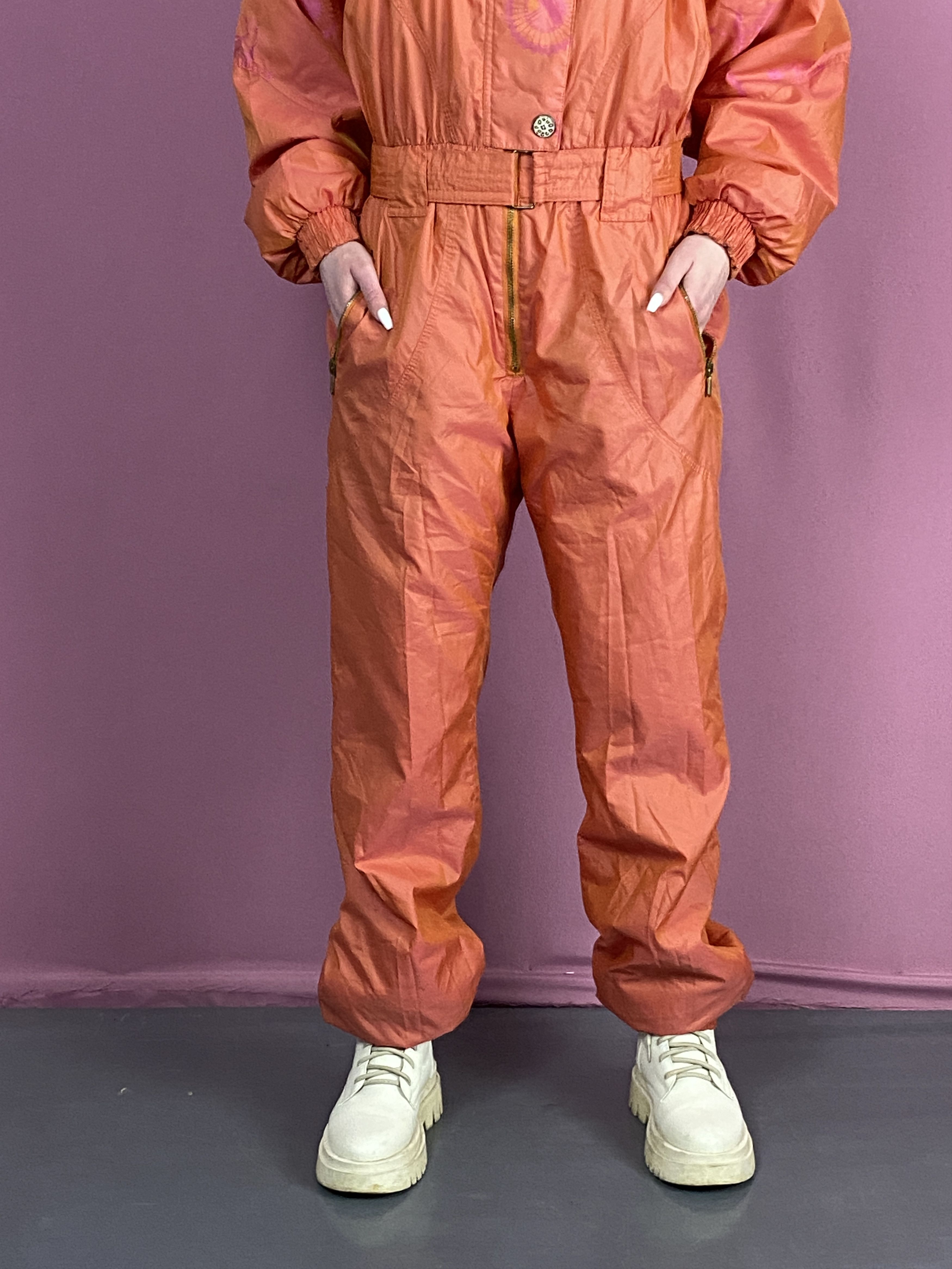 Vintage 90s Leading Vintage Women's One Piece Ski Suit - L Size L / US 10 / IT 46 - 6 Thumbnail