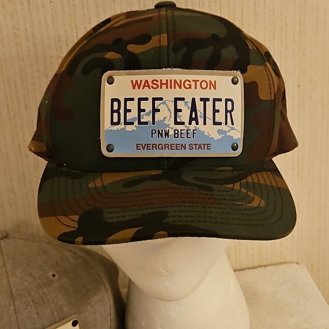 Other Cattle Ranchers Hat Lot WA State Beef Producers Cap Leather Size ONE SIZE - 2 Thumbnail