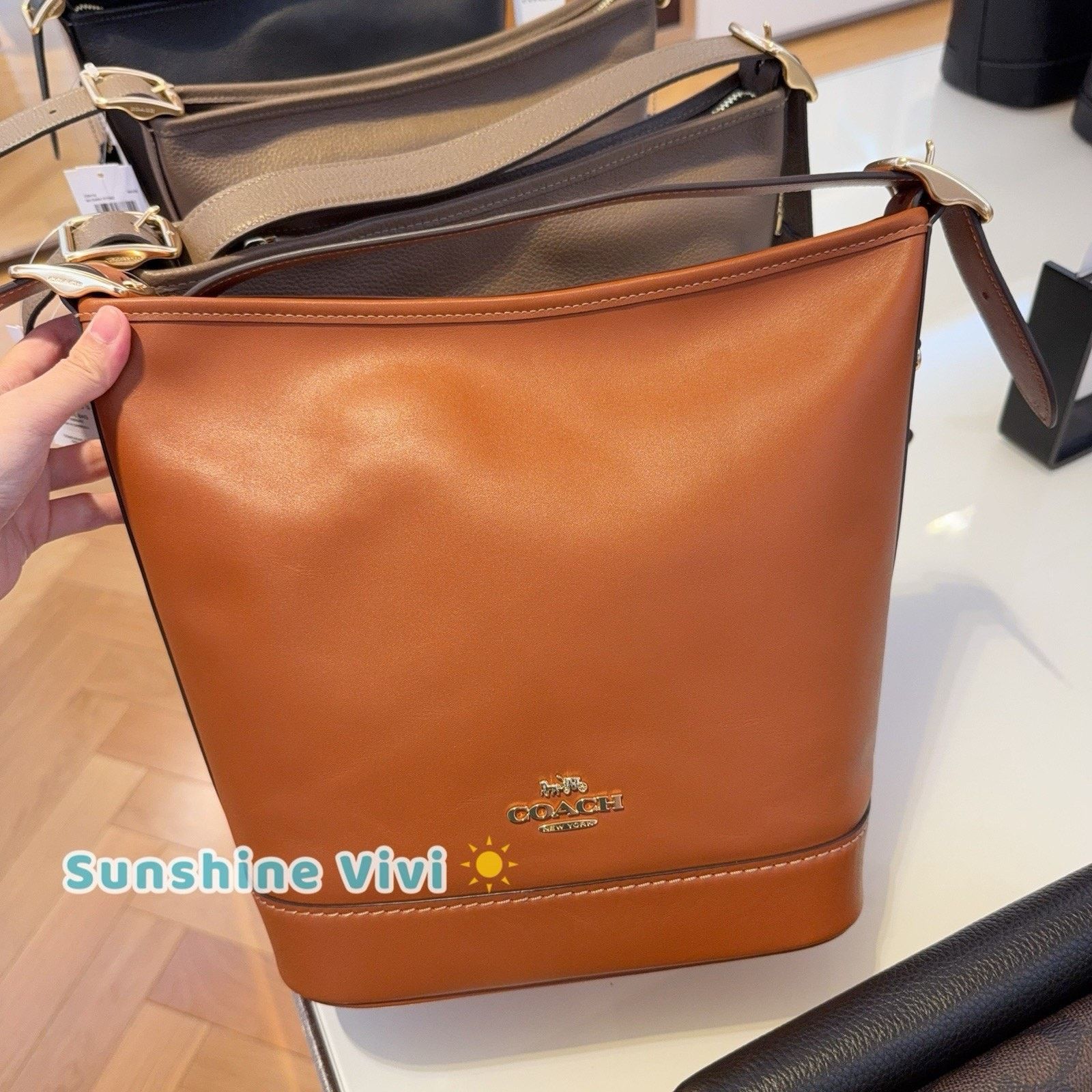 Coach NWT Coach Jude Bag Refined Pebble Leather CBH19 Tan Size ONE SIZE - 1 Thumbnail