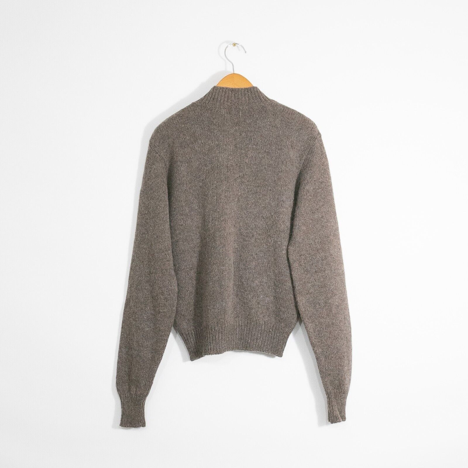 Vintage Vintage Henley Wool Sweater Mens Large - Jumper Speckled Size US L / EU 52-54 / 3 - 4 Thumbnail