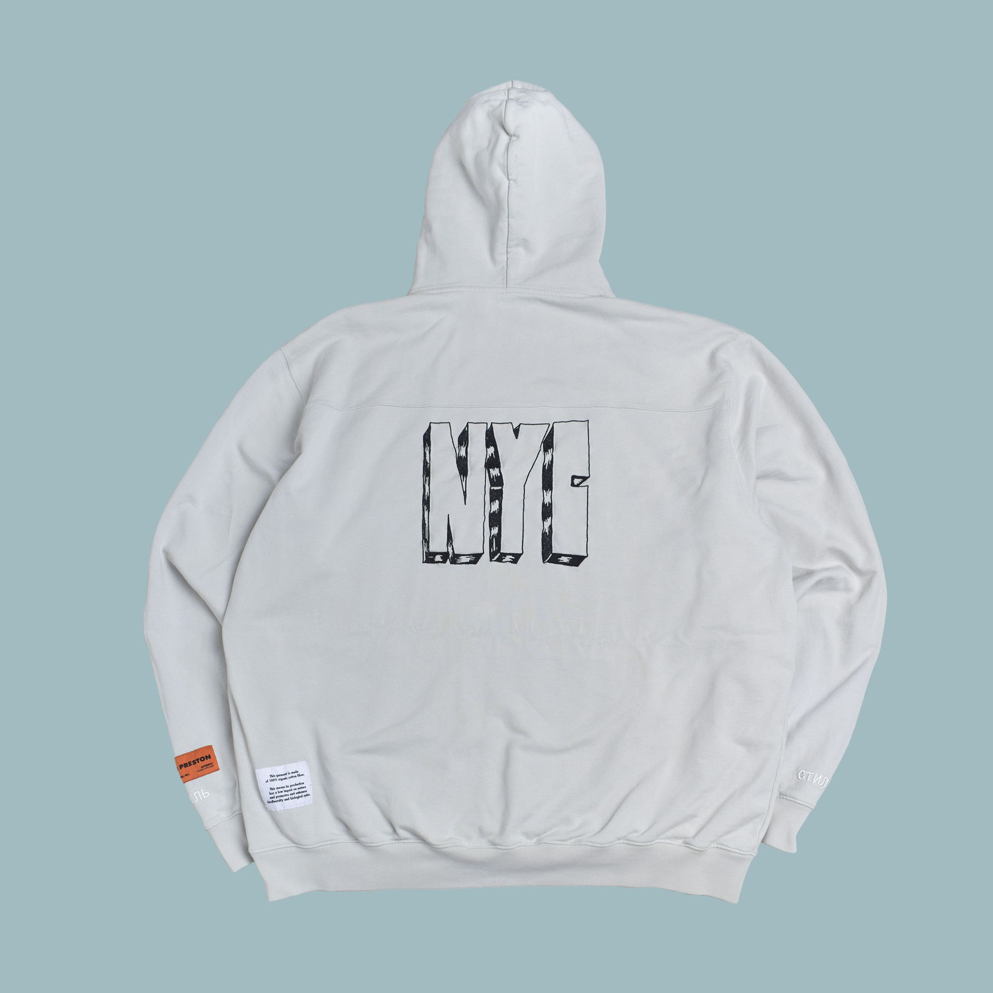 Heron Preston *BNWOT* HERON PRESTON STREETS ARE CRAZY NYC SPRAY HOODIE Size US XL / EU 56 / 4 - 2 Thumbnail