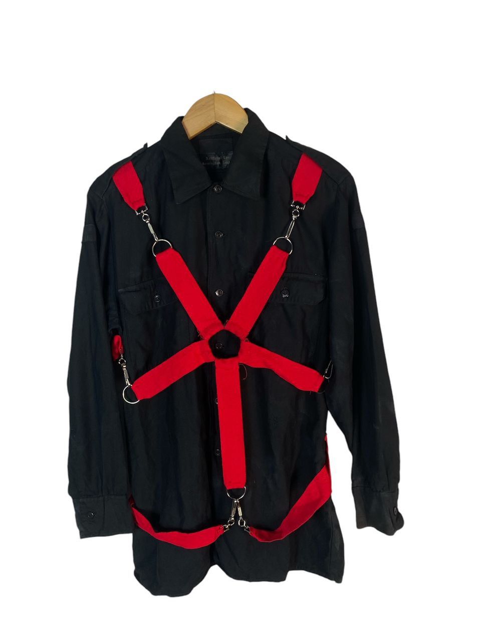 VINTAGE 80s ARTIFICIAL EYE KENSINGTON LONDON PUNK SHIRT