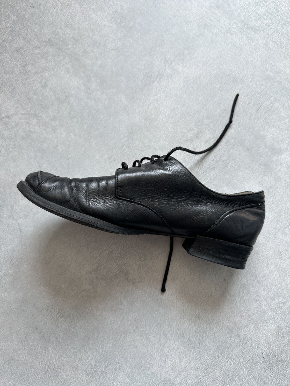 Japanese Brand Avant Garde Japanese Style Leather Shoes Asymmetrical Heels Size US 7.5 / EU 40-41 - 12 Thumbnail