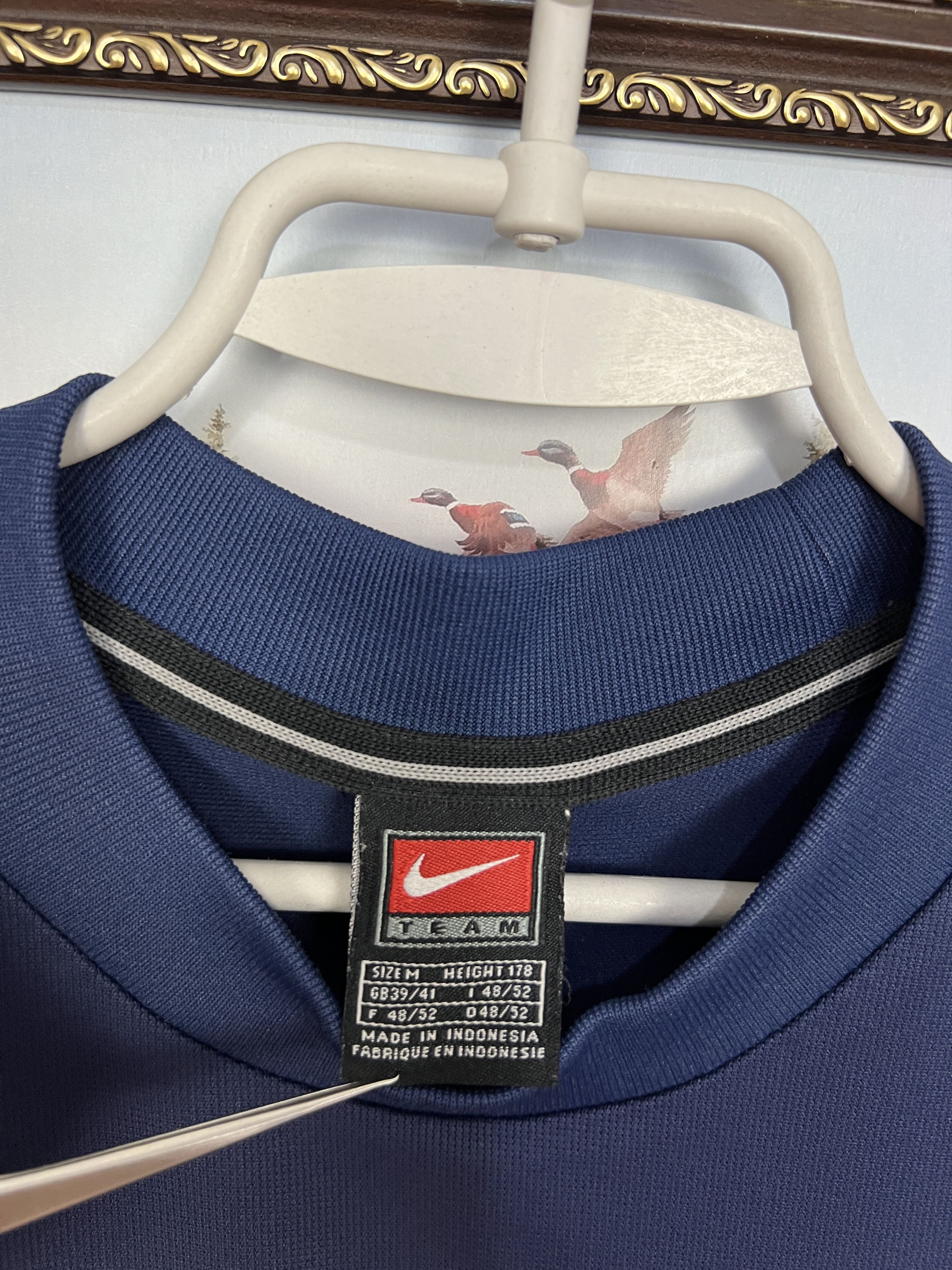 Nike Vintage Sport Template Big Center Logo Shirt Swoosh Jersey Size US M / EU 48-50 / 2 - 5 Thumbnail