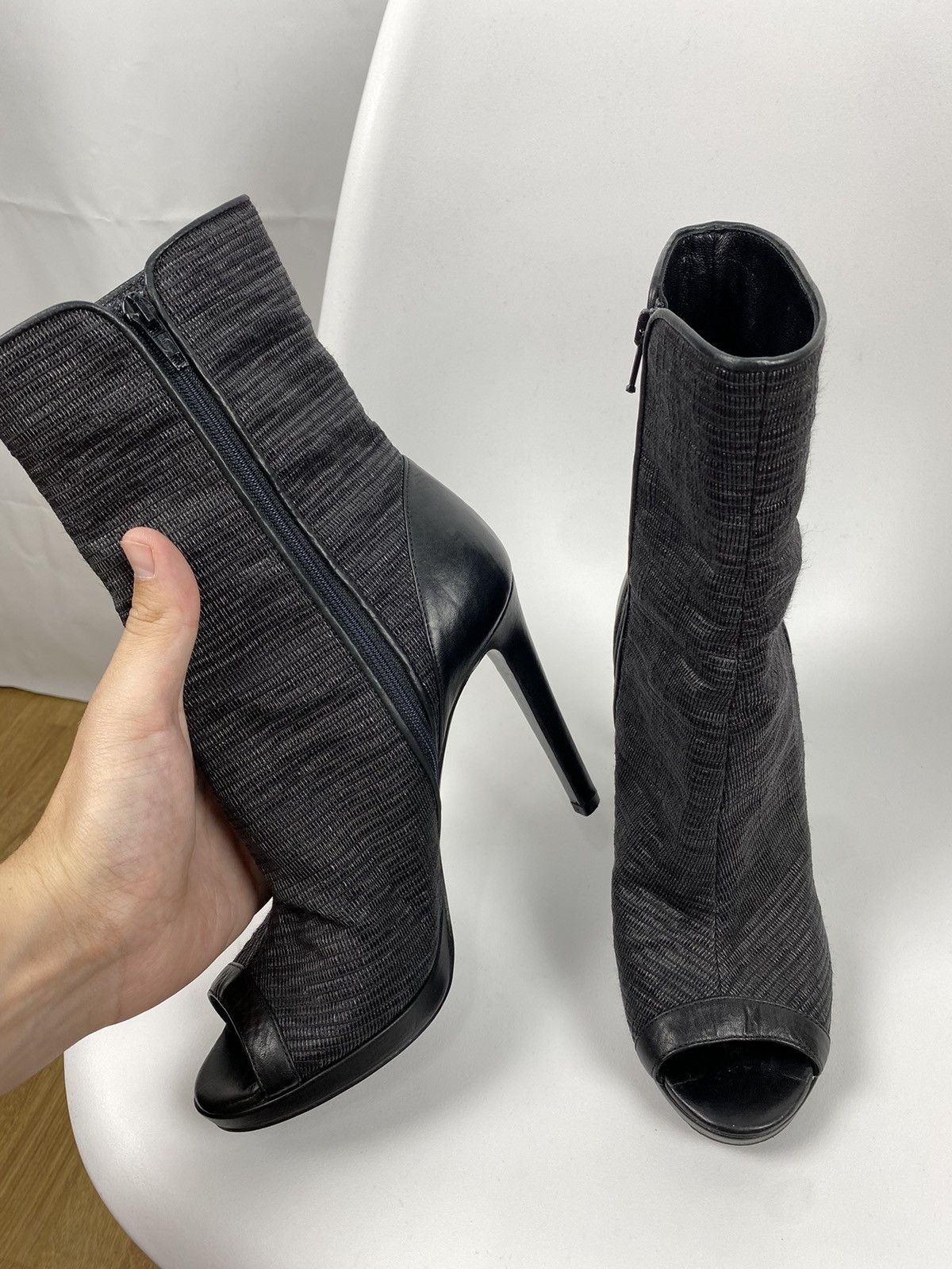 Other Marc Cain Open Toe Boots Genuine Leather size 39 Size US 9 / IT 39 - 6 Thumbnail