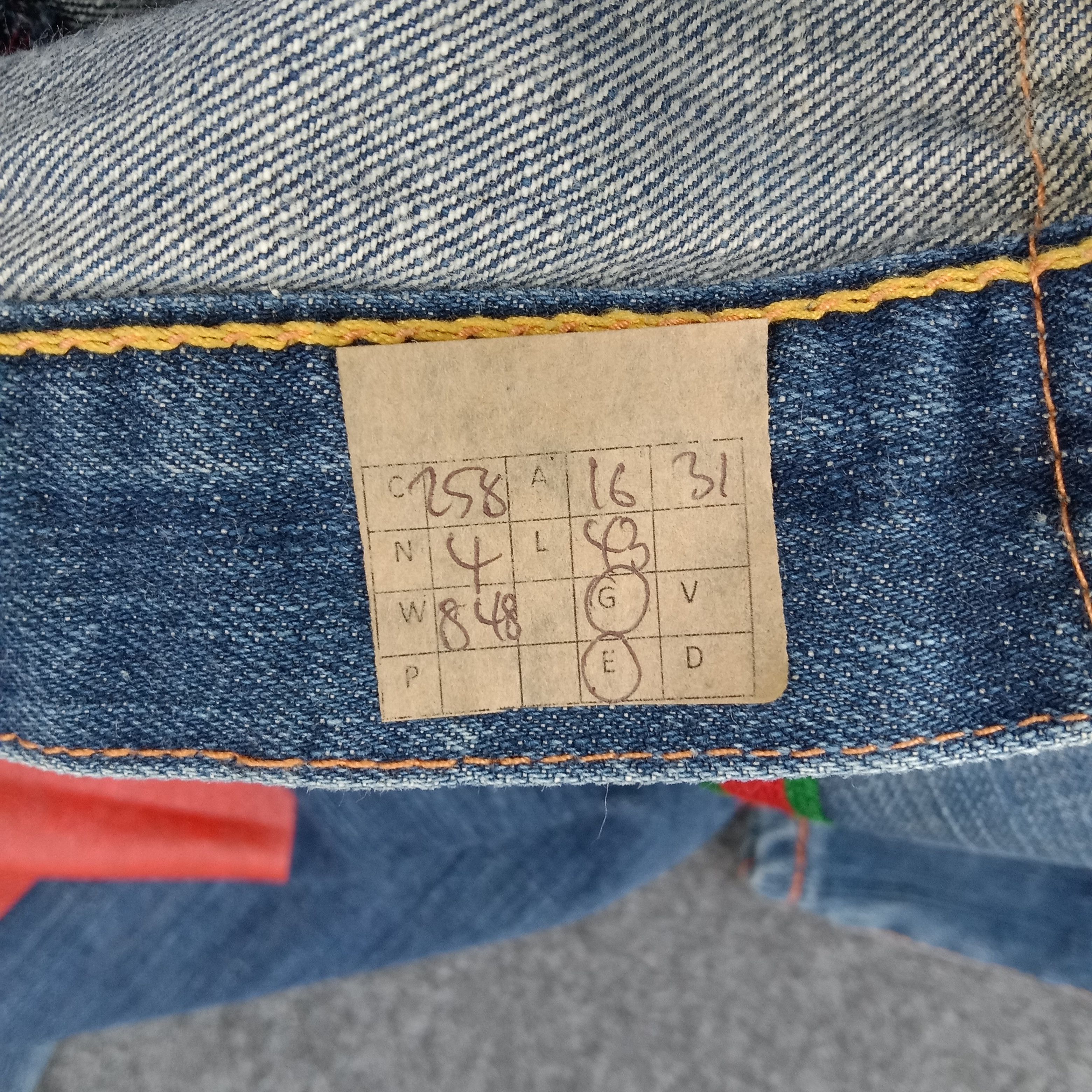 Evisu Evisu Japanese Brand Daicock Custom Art Denim Jeans C258N4 Size US 32 / EU 48 - 16 Thumbnail