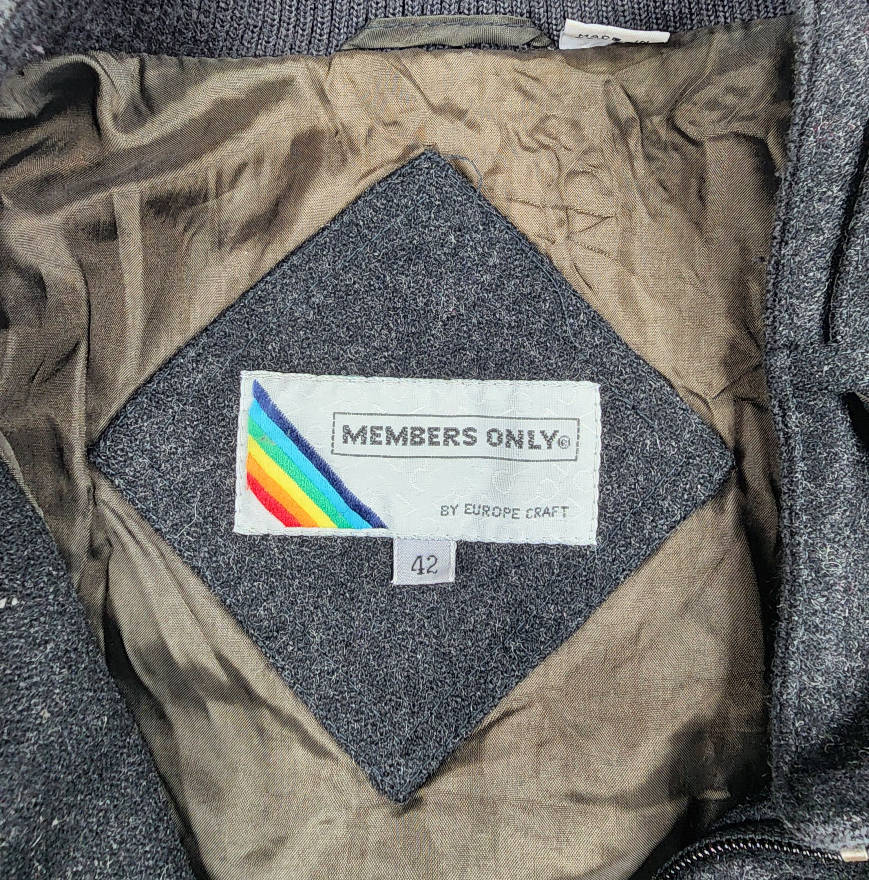 Members Only Members only wool blend black bomber jacket Size US XS / EU 42 / 0 - 7 Thumbnail