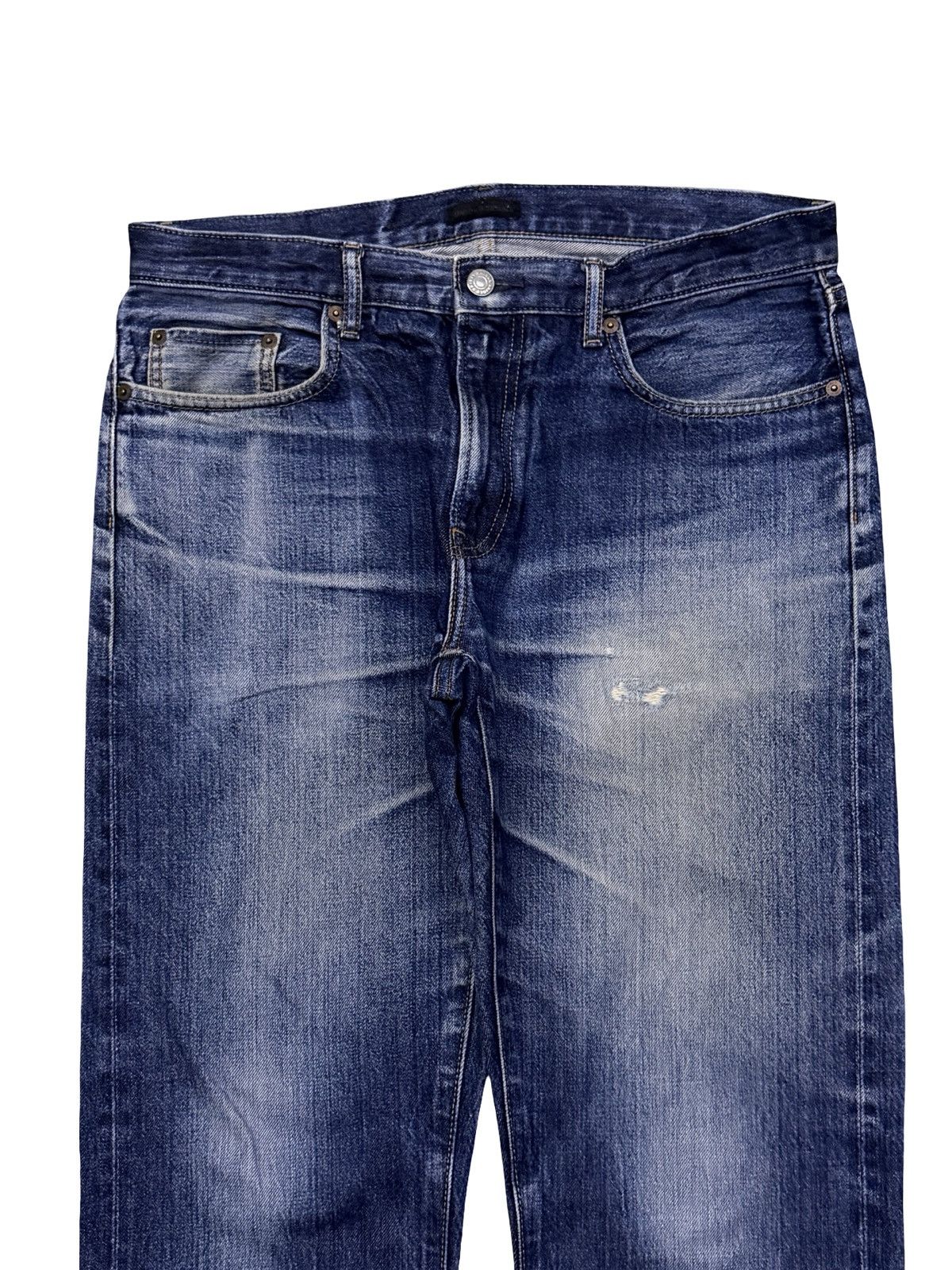 Uniqlo Vintage Uniqlo Japanese Selvedge Denim Jeans | W34 Size US 34 / EU 50 - 4 Thumbnail