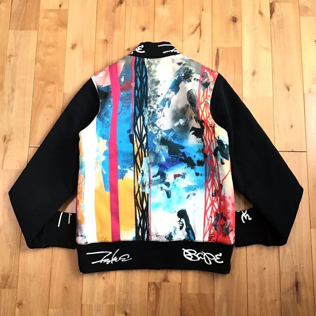 Bape × Futura BAPE × Futura sweat varsity jacket a bathing ape Size US M / EU 48-50 / 2 - 3 Thumbnail