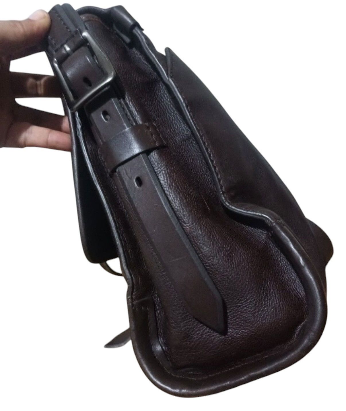 Bally BALLY LOGO SHOULDER AND CROSSBODY BAG LEATHER DARK BROWN Size ONE SIZE - 7 Thumbnail