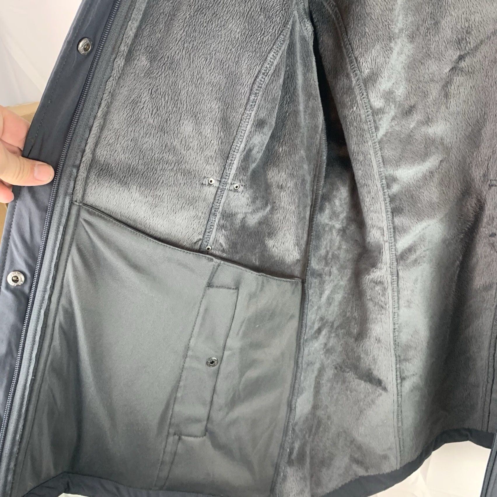 Vintage GERRY Woman’s Gray Full Zip Coat Jacket Special Edition Large Removable Hood Jacket Women L Gray Hooded Outdoor Classic Shell Basic Size L / US 10 / IT 46 - 5 Thumbnail