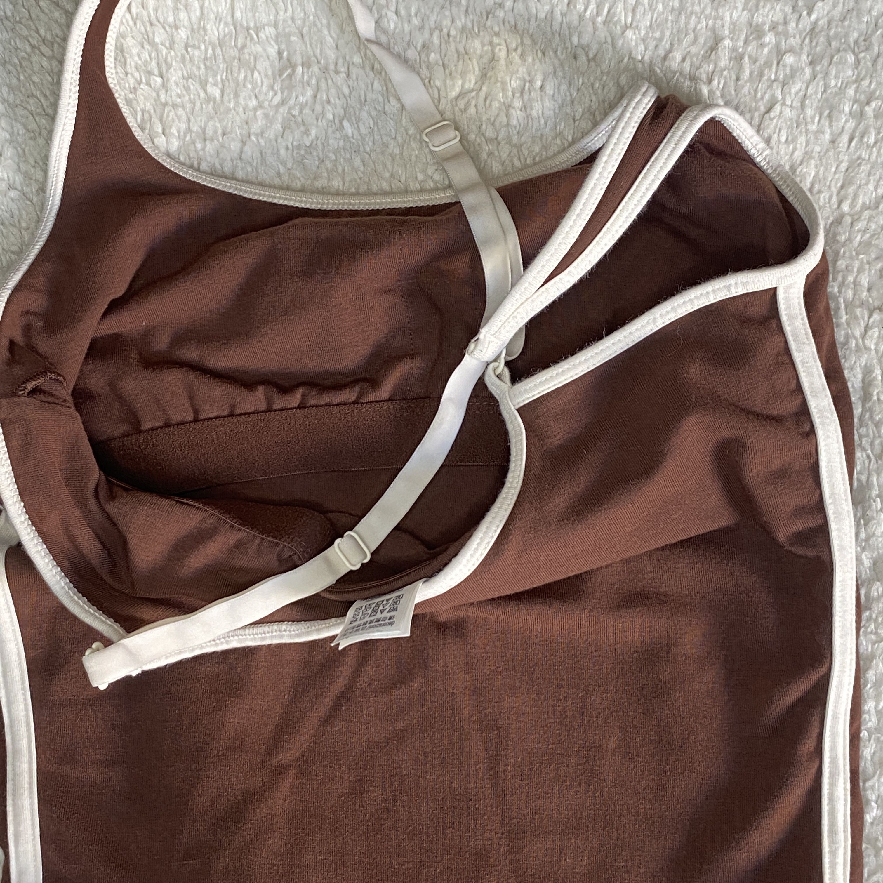 Pink PINK All-Day Cotton Square Neck Bra Tank Small Size S / US 4 / IT 40 - 10 Thumbnail