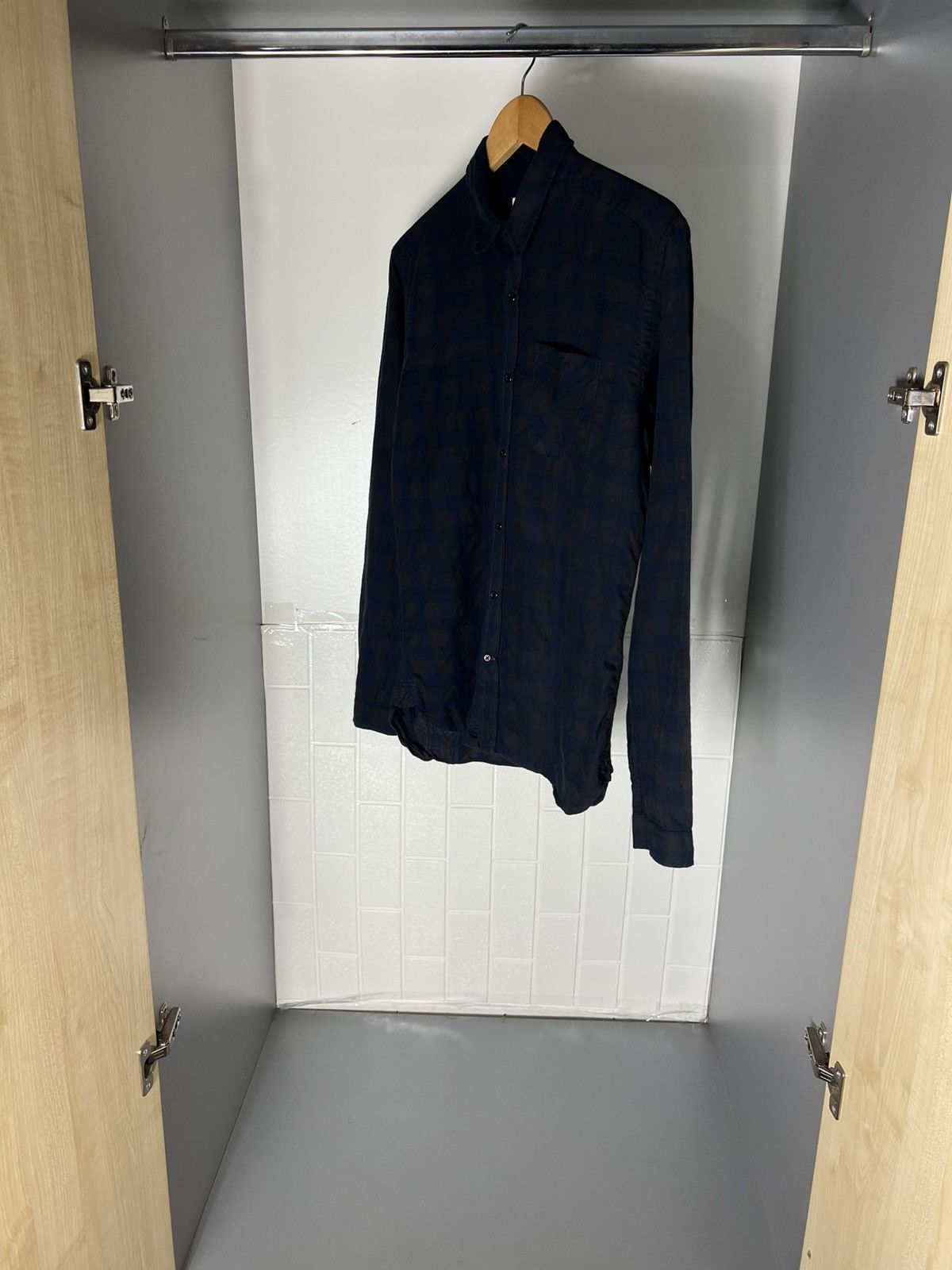 Oliver Spencer VINTAGE OLIVER SPENCER FLANNEL DESIGNER SHIRT CASUAL Y2K 90s Size US M / EU 48-50 / 2 - 4 Thumbnail