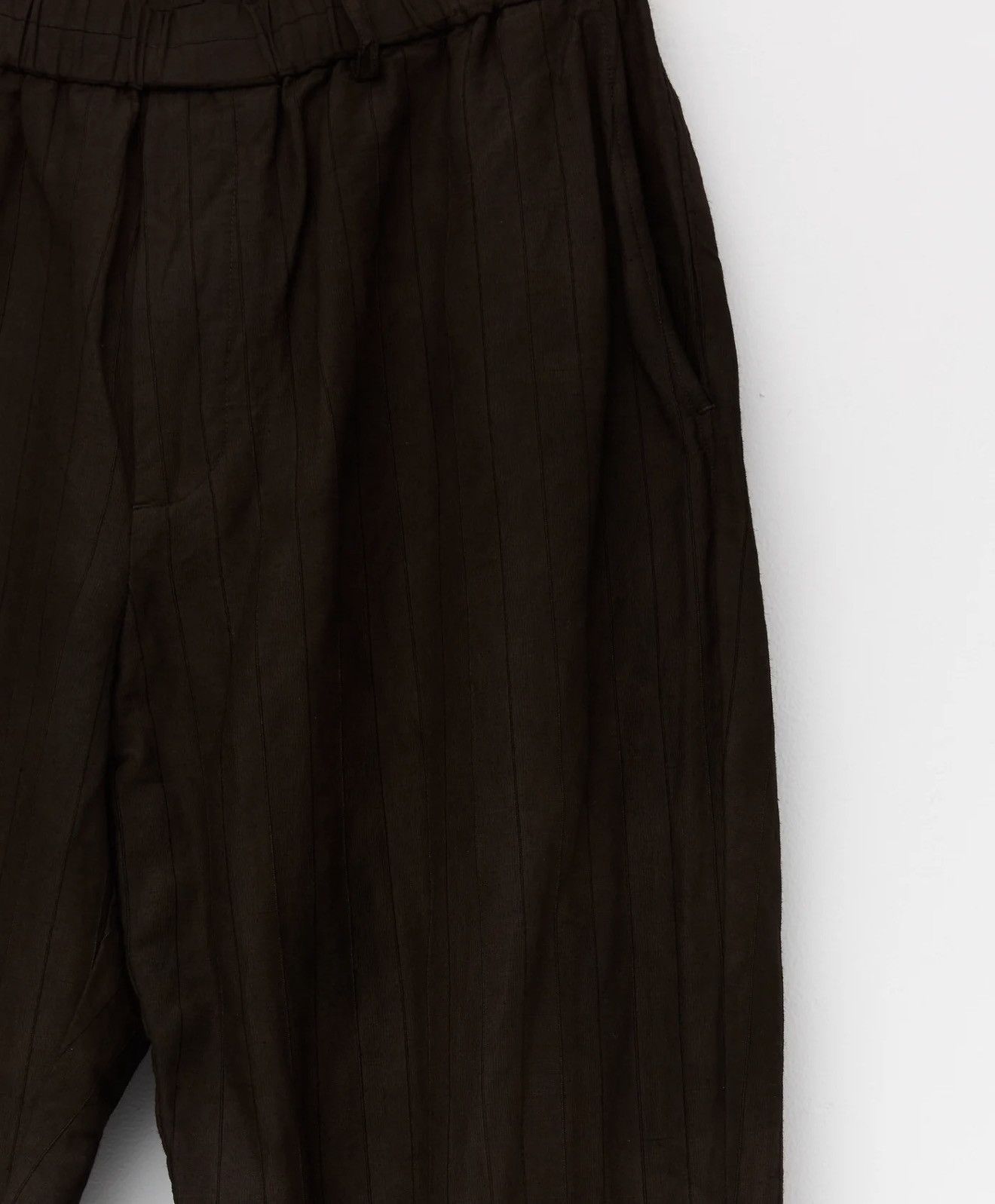 YOKO SAKAMOTO Yoko Sakamoto standard easy pants in Kakishibu Size 32" / US 10 / IT 46 - 2 Thumbnail