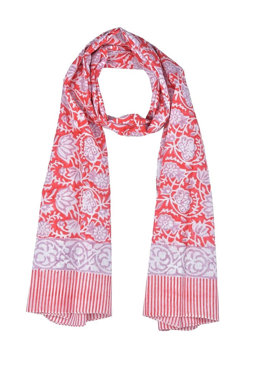 Handmade Cotton Scarf for Women Long Lightweight Shawl Wrap Size ONE SIZE - 2 Thumbnail