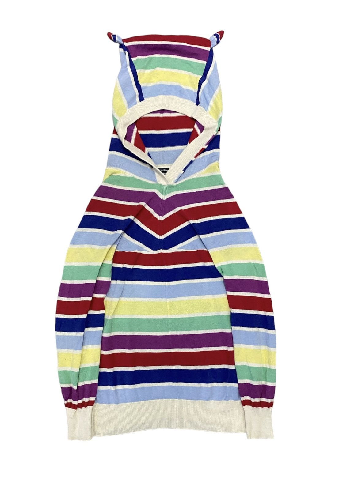 Ne-Net Cat ears Rainbow bono knit hoodie Size US M / EU 48-50 / 2 - 1 Thumbnail