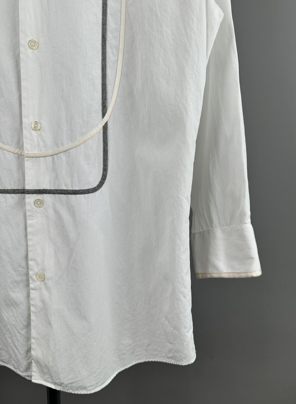 Hermes Hermes - Pipping Lines - Button Down Shirt Size US S / EU 44-46 / 1 - 4 Thumbnail