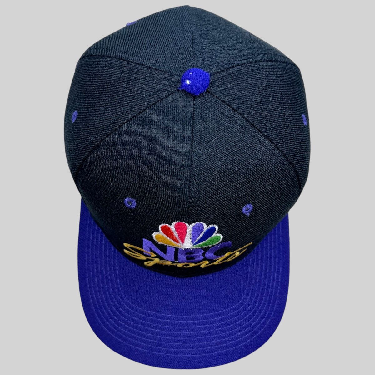 Sports Specialties × Vintage Vintage 1990s NBC Sports Purple Sports Specialties Snapback Size ONE SIZE - 6 Thumbnail