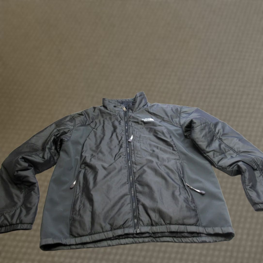 The North Face The North Face Jacket Men Large Gray Zip Full-Insulated Wind Rain Pockets Quilted Logo Mid-Length Size US L / EU 52-54 / 3 - 1 Thumbnail
