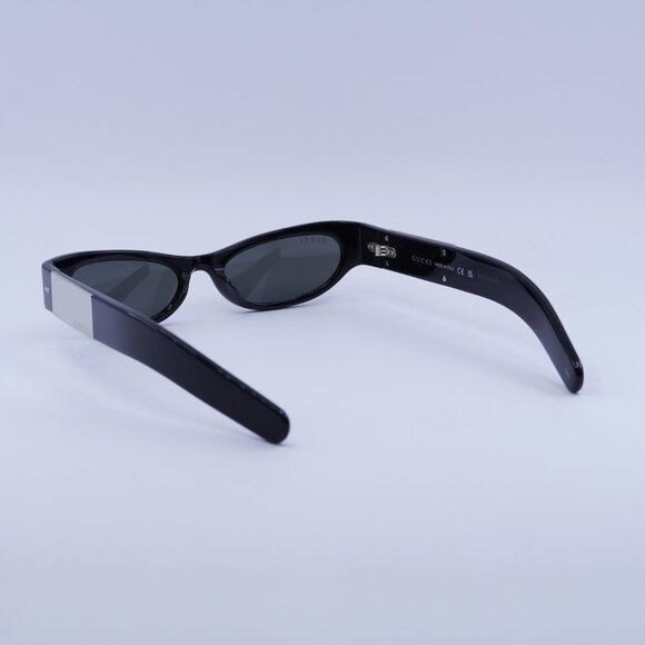 Gucci 🕶️ New Gucci GG1635S 003 Sunglasses - Shiny Black Frame Size ONE SIZE - 10 Thumbnail