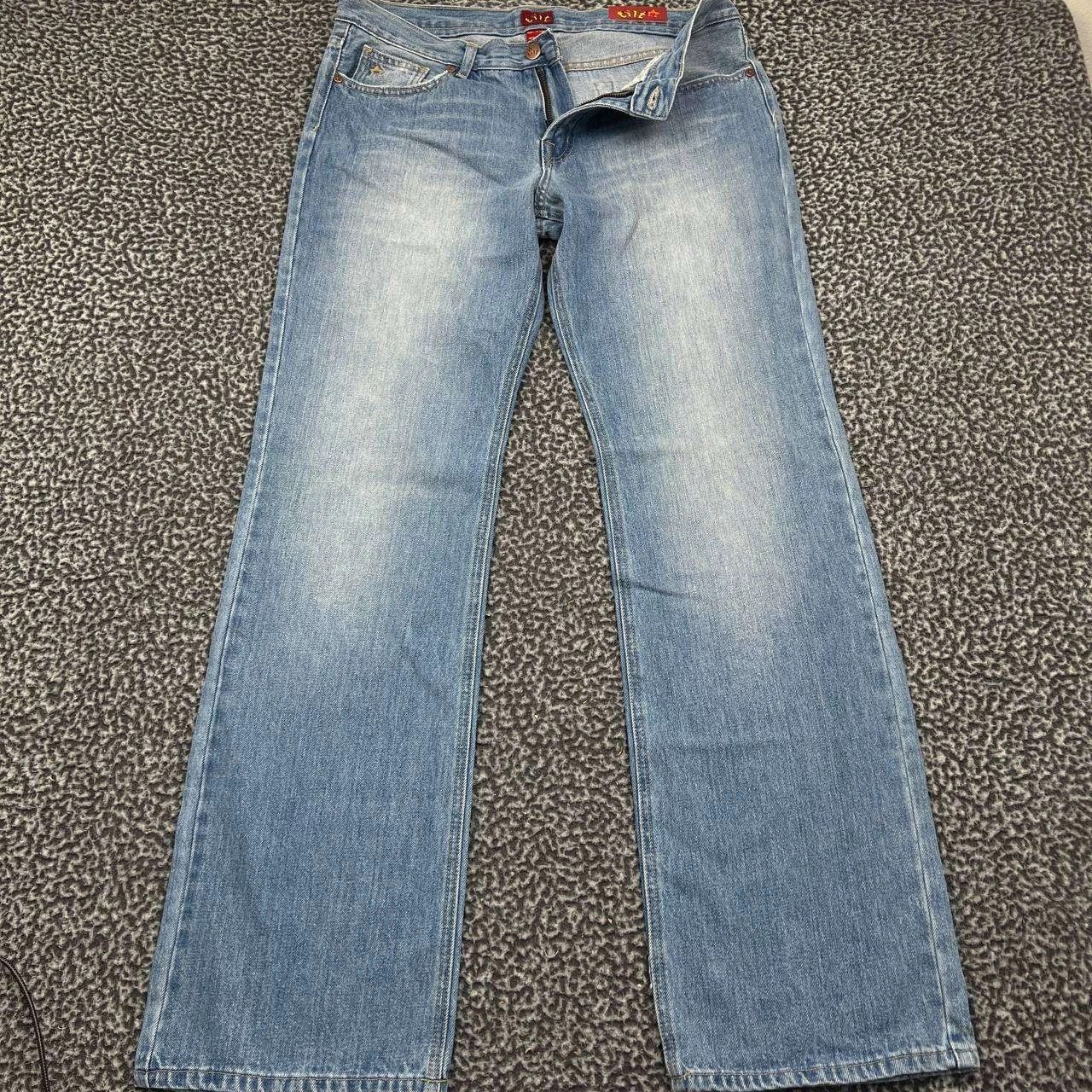 Other Tilt Jeans Women 11 Long Faded Straight Denim Cotton 34x34 Size 34" / US 12 / IT 48 - 1 Thumbnail