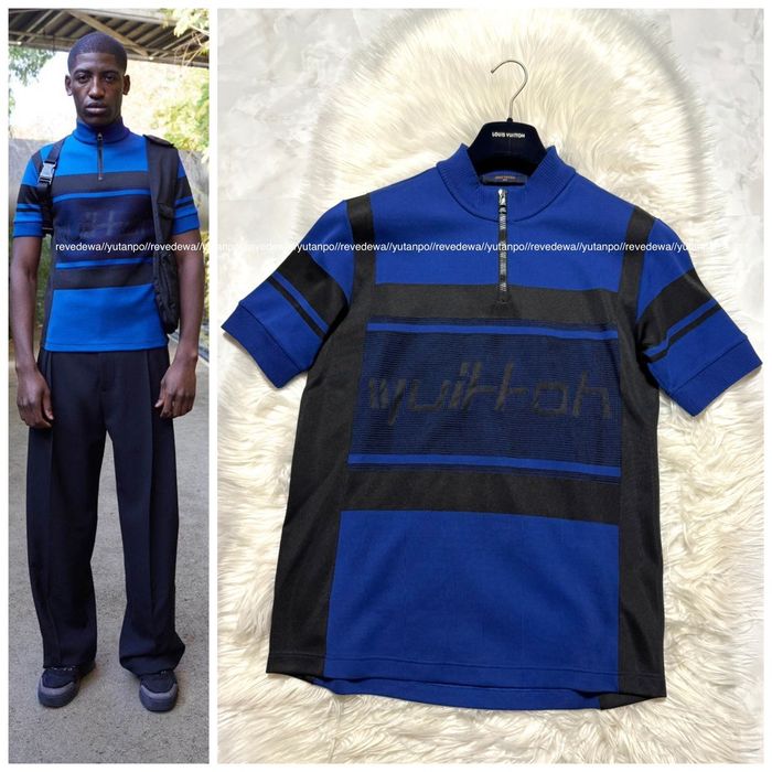 Louis Vuitton LV Rainbow Collar Half Zip Polo