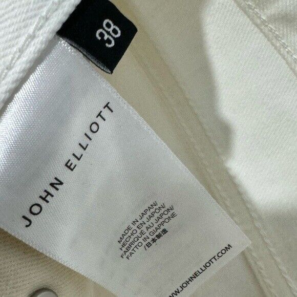 John Elliott John Elliott The Cast 2 Jeans White Men’s Size 38 Size US 38 / EU 54 - 3 Thumbnail