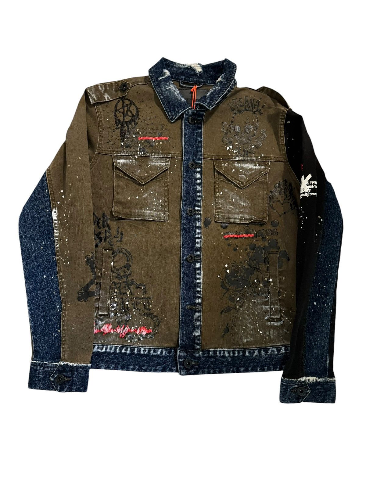 Smoke Rise Men Jeans Jacket Size US M / EU 48-50 / 2 - 3 Thumbnail