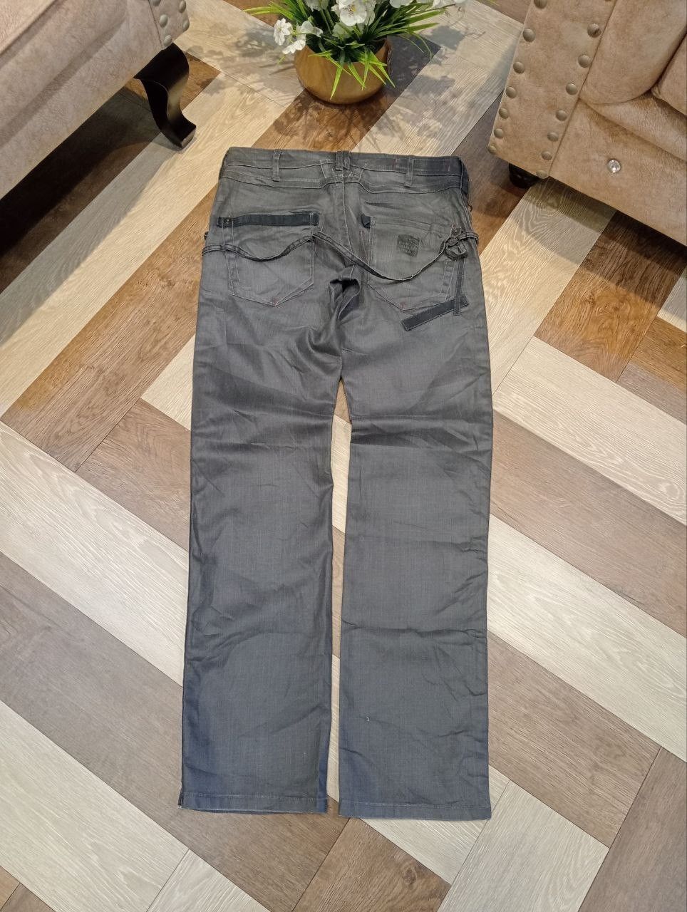 Marithe + Francois Girbaud LE JEAN DE MARITHE FRANCOIS GIRBAUD STRETCH DENIM PANTS Size US 34 / EU 50 - 11 Thumbnail