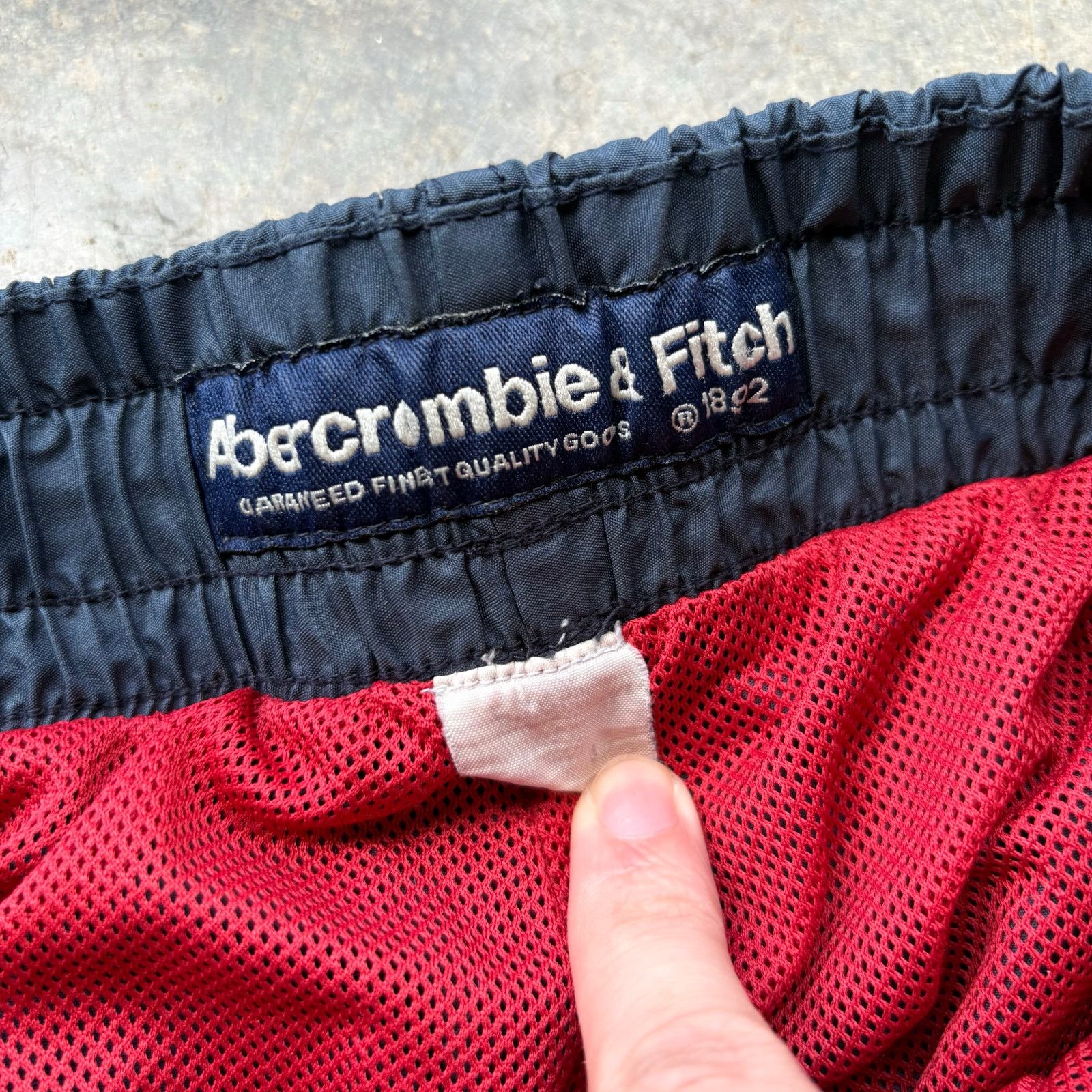 Abercrombie & Fitch Crazy Vintage Baggy Rare Abercrombie & Fitch Track Pants Size US 32 / EU 48 - 4 Thumbnail