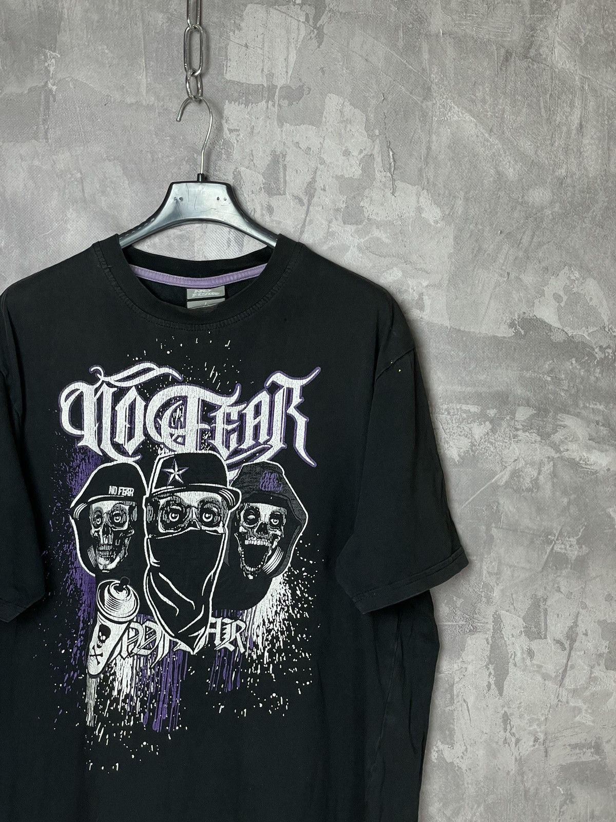 No Fear × Vintage Vintage No Fear Skate Y2K Big Logo T-shirt Streetwear Size L Size US L / EU 52-54 / 3 - 4 Thumbnail
