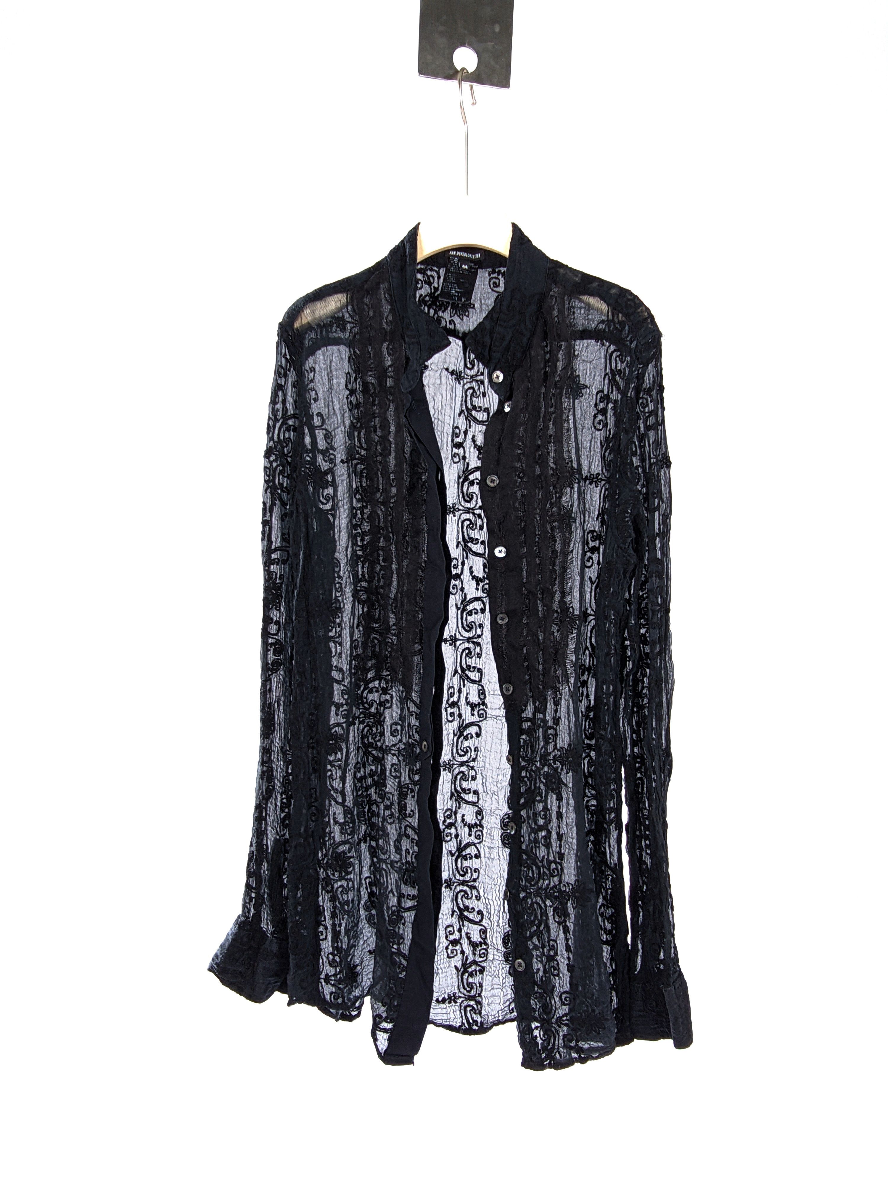 Ann Demeulemeester Ann Demeulemeester lace blouse Size M / US 6-8 / IT 42-44 - 4 Thumbnail