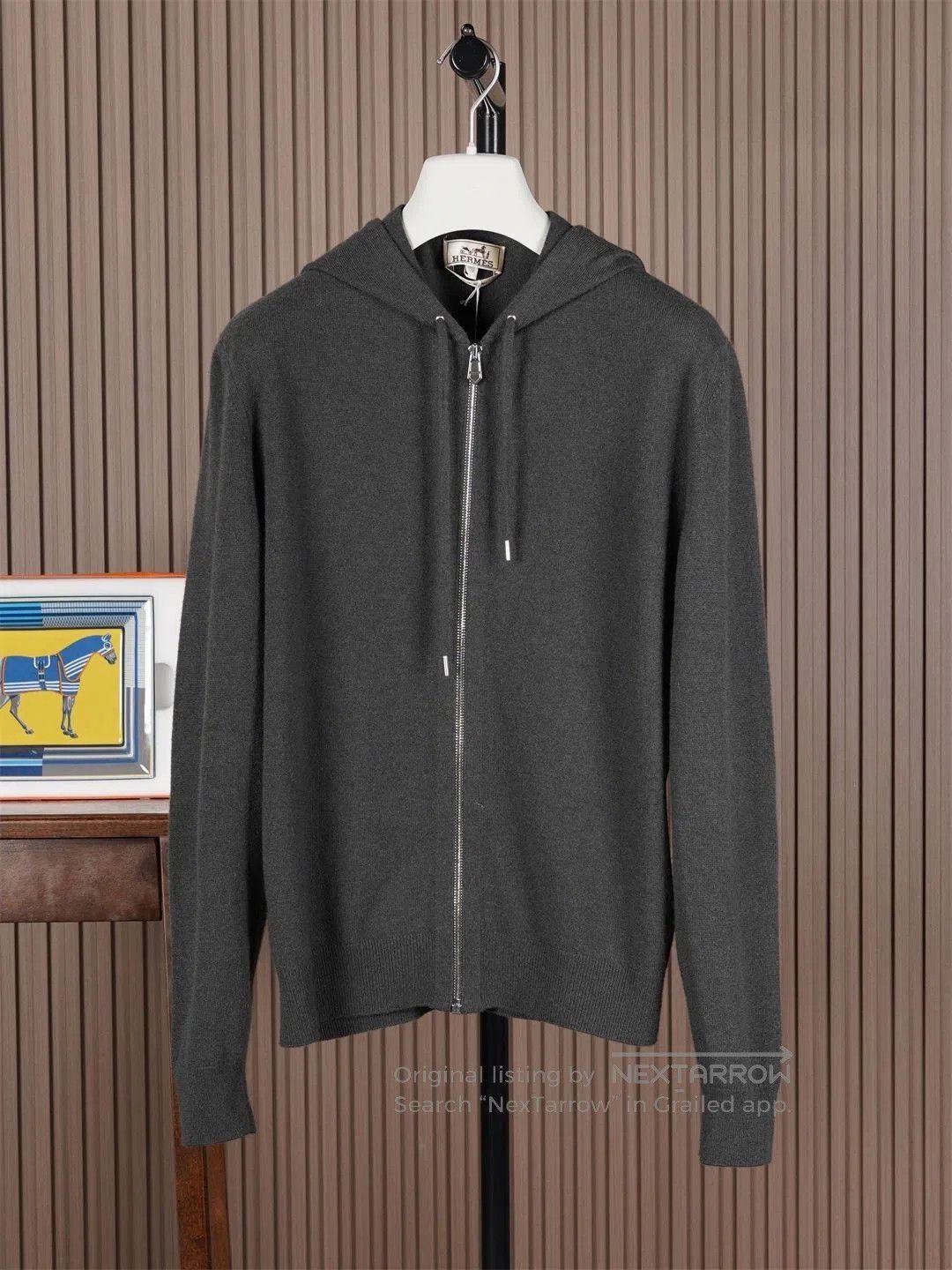 Hermes Hermes Men's Hooded Cashmere Jacket. Size US M / EU 48-50 / 2 - 1 Thumbnail
