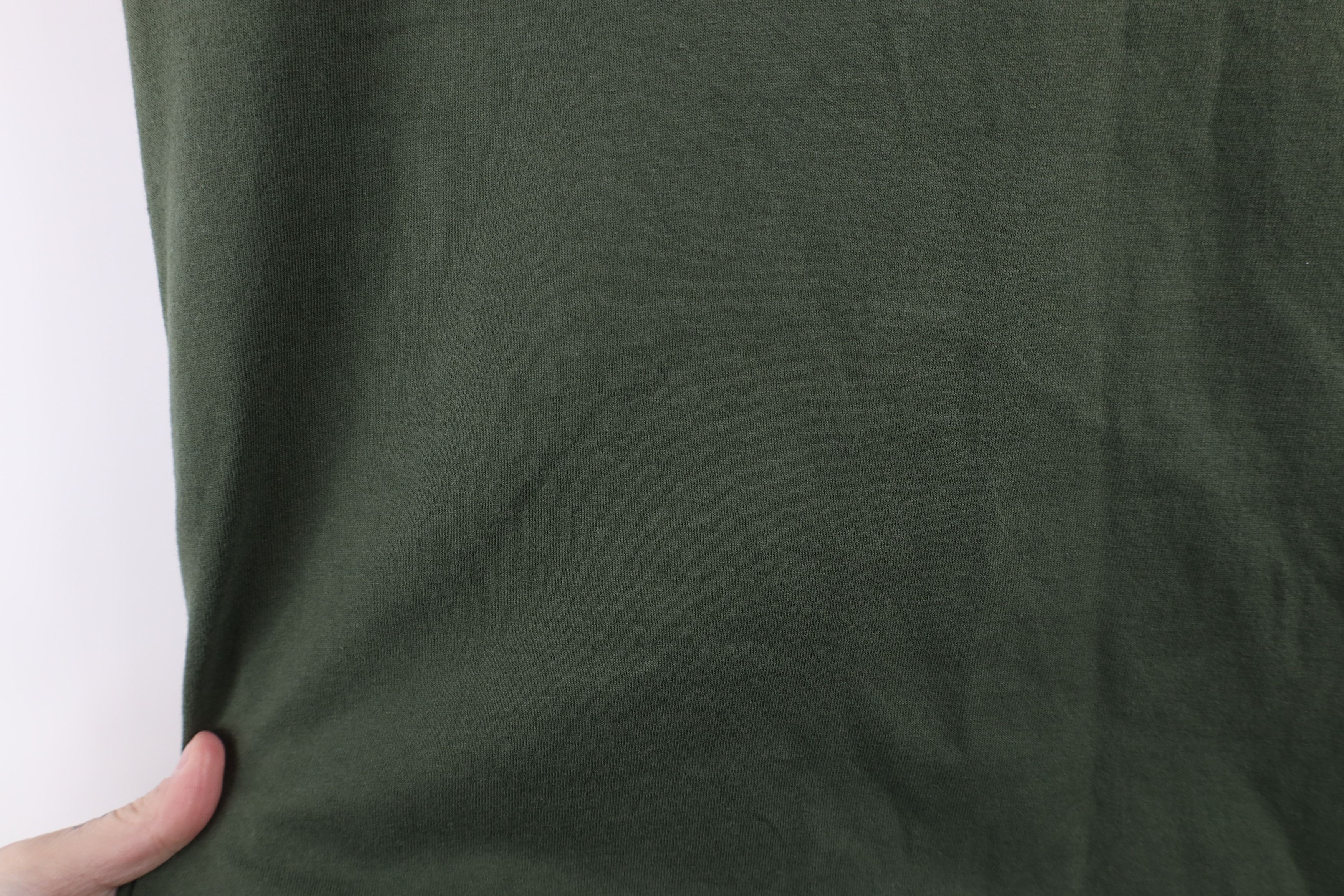 Vintage Vintage 90s Streetwear Heavyweight Cotton T-Shirt Green Size US M / EU 48-50 / 2 - 6 Thumbnail