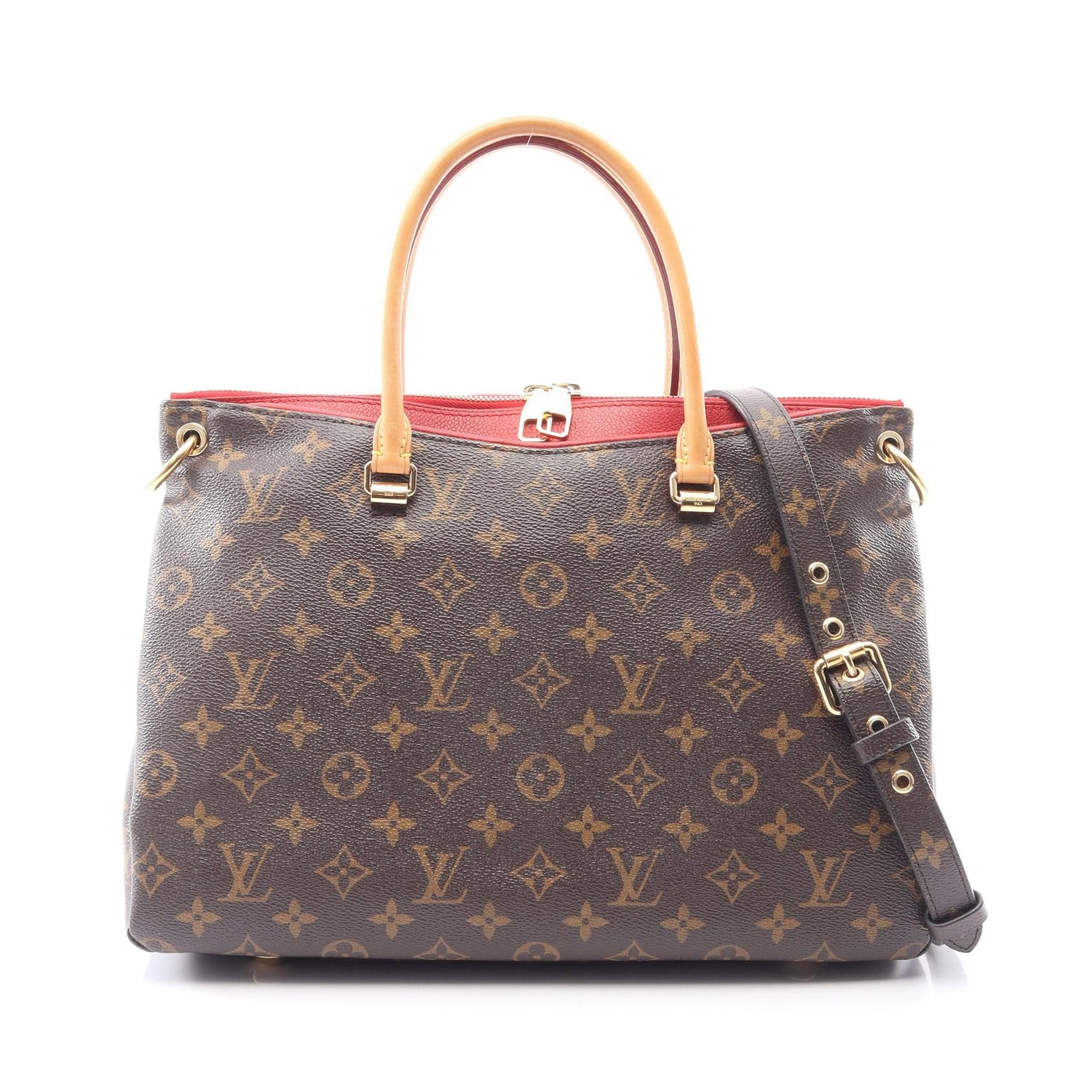 Louis Vuitton Louis Vuitton Louis Vuitton Pallas Monogram 2way handbag Textile Handbag M41175 DUTY FREE for USA Size ONE SIZE - 1 Thumbnail