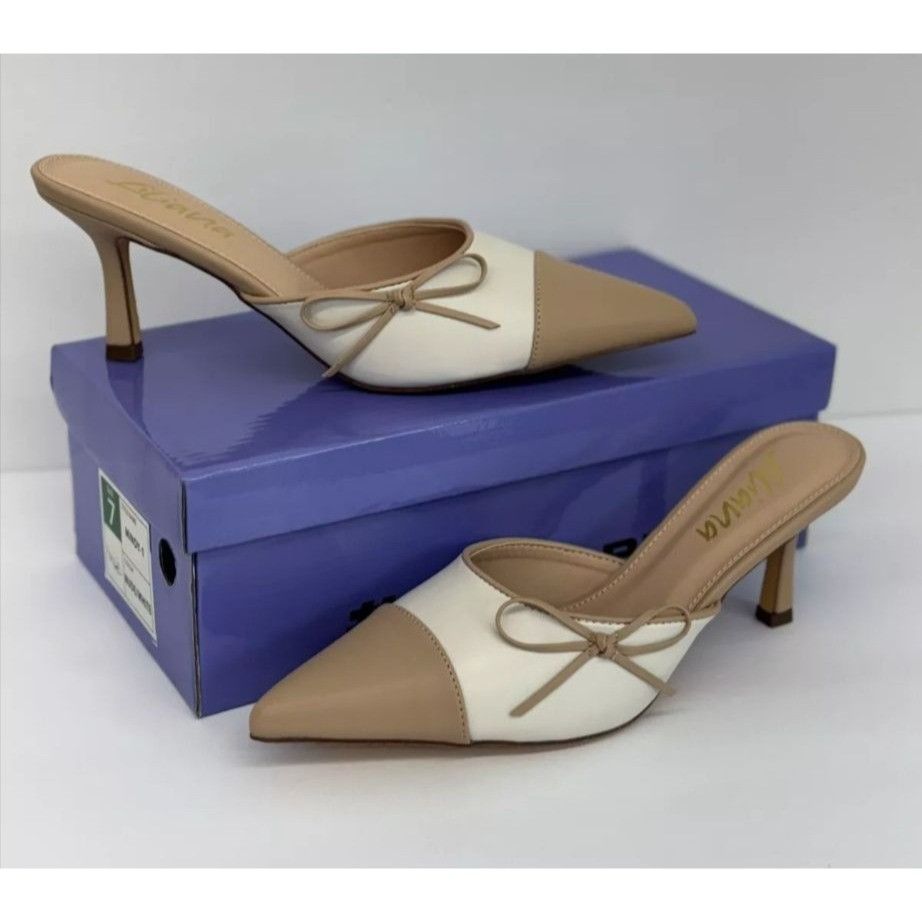 Other LILIANA / Mindi-1 / Pointed / Toe Beige & White / Heeled / M Size US 10 / IT 40 - 7 Thumbnail
