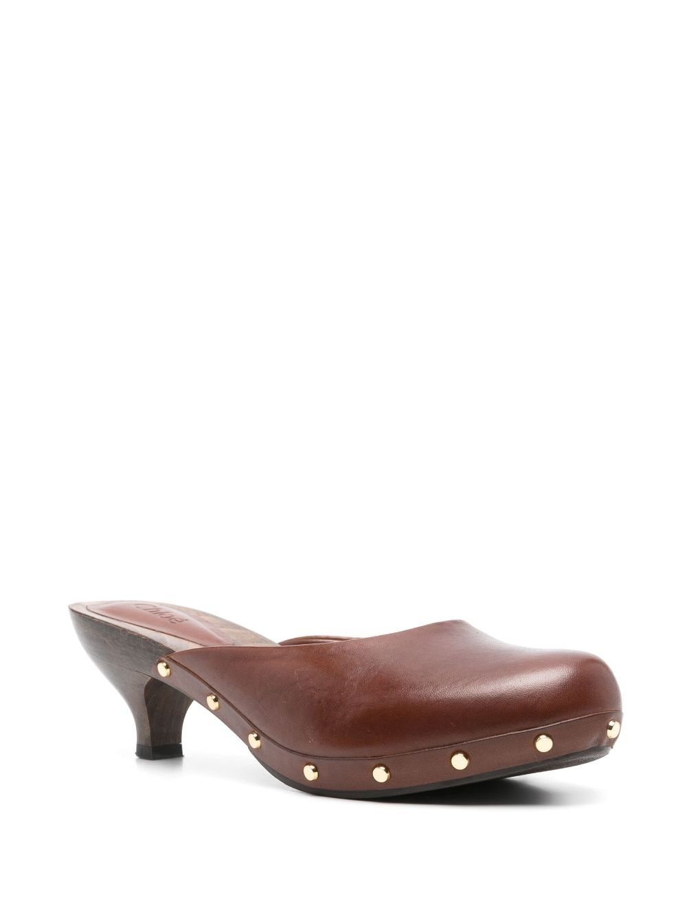 Chloe oc11z0825 Judith Mules in Caramel Brown Size US 11 / IT 41 - 2 Thumbnail