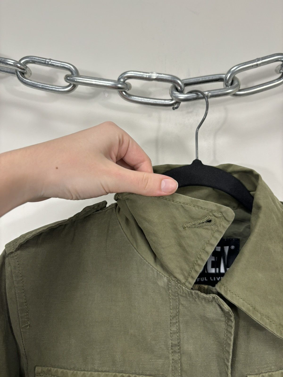 Diesel Diesel G-Claudia Giacca NWT Women’s Multipocket Olive Jacket Size XXS / US 00 / IT 34 - 5 Thumbnail