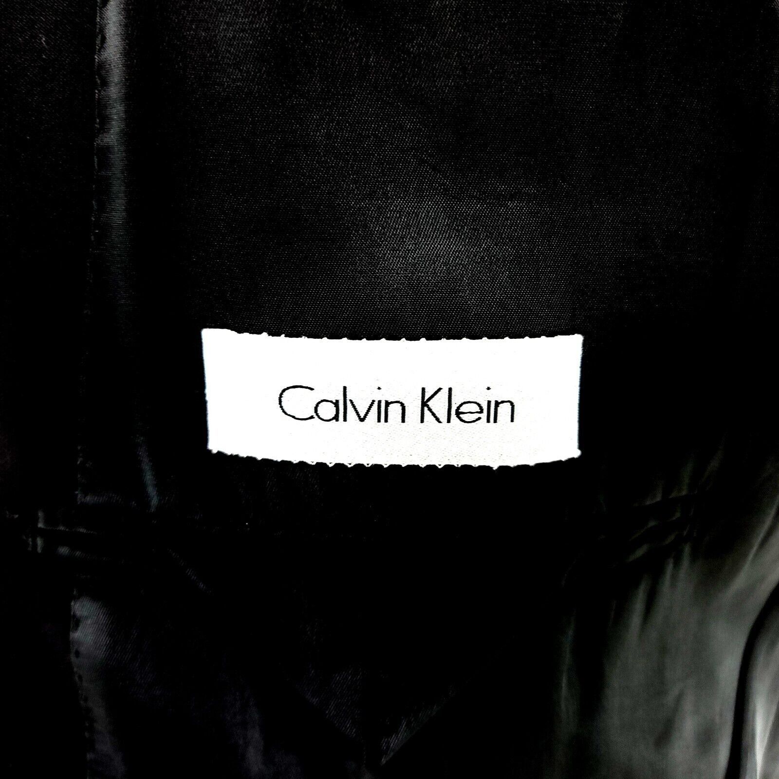 Calvin Klein Calvin Klein Wool 2 Button Blazer 42R Black Tagged 46R Has B Size 42R - 7 Thumbnail