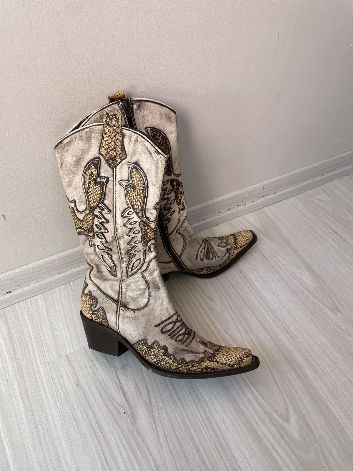 Vintage Vintage cowboy boots Size US 6.5 / IT 36.5 - 13 Thumbnail