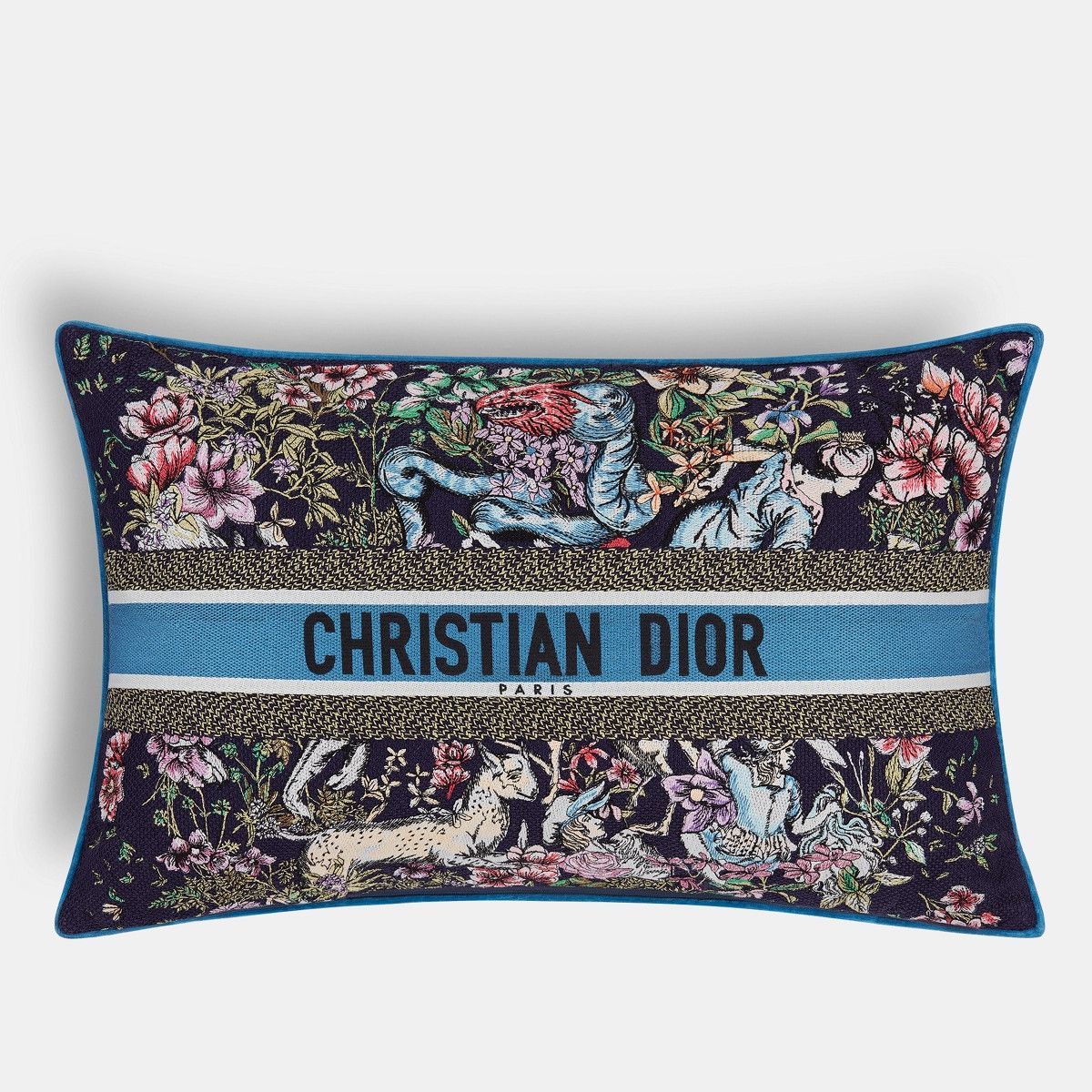 Dior o1bcso1str0125 Pillow in Navy & Multicolor Size ONE SIZE - 1 Thumbnail