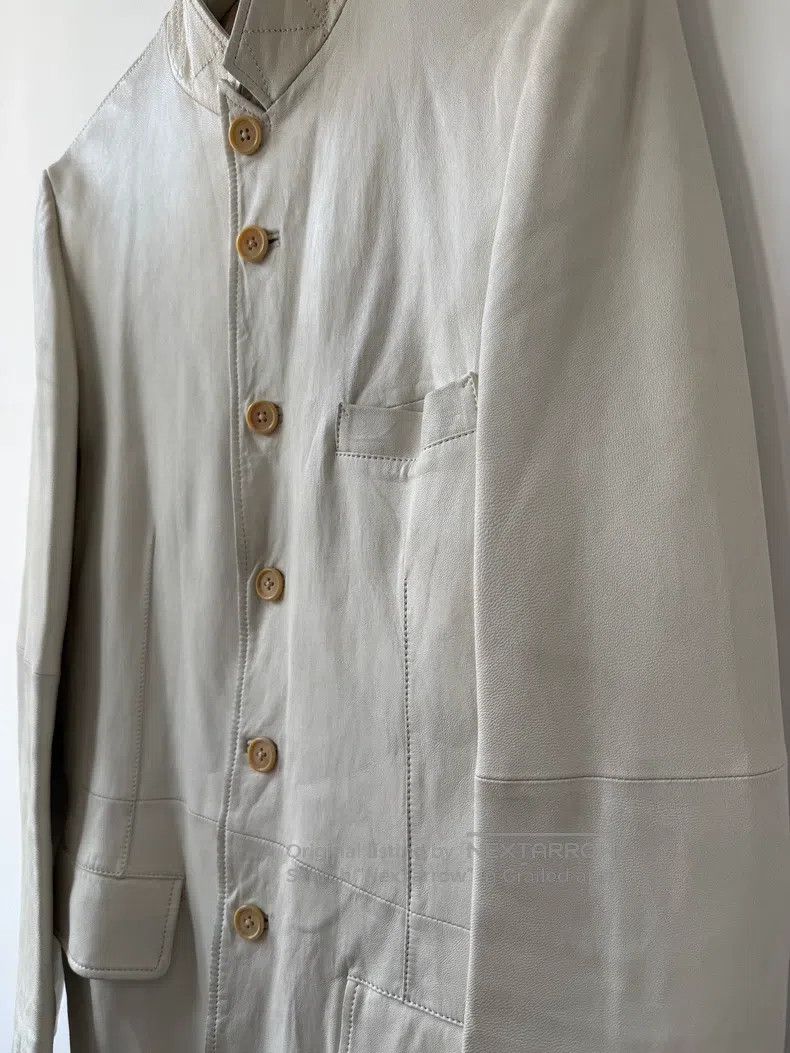 Yohji Yamamoto Yohji Yamamoto 2010 SS Main Line Show Sheepskin Suit Jacke Size US L / EU 52-54 / 3 - 5 Thumbnail