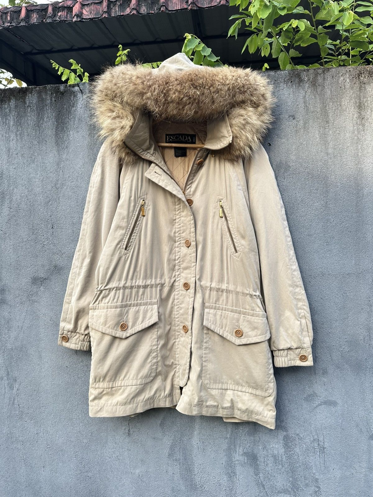 Escada 👹Escada By Margaretta Parka Jacket Size US L / EU 52-54 / 3 - 2 Thumbnail