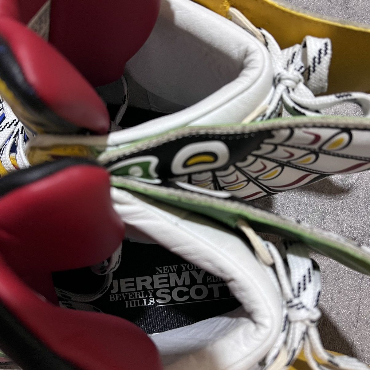Adidas × Jeremy Scott Jeremy Scott Adidas Forum Hi Totem Eagle Wings Size US 9 / EU 42 - 7 Thumbnail