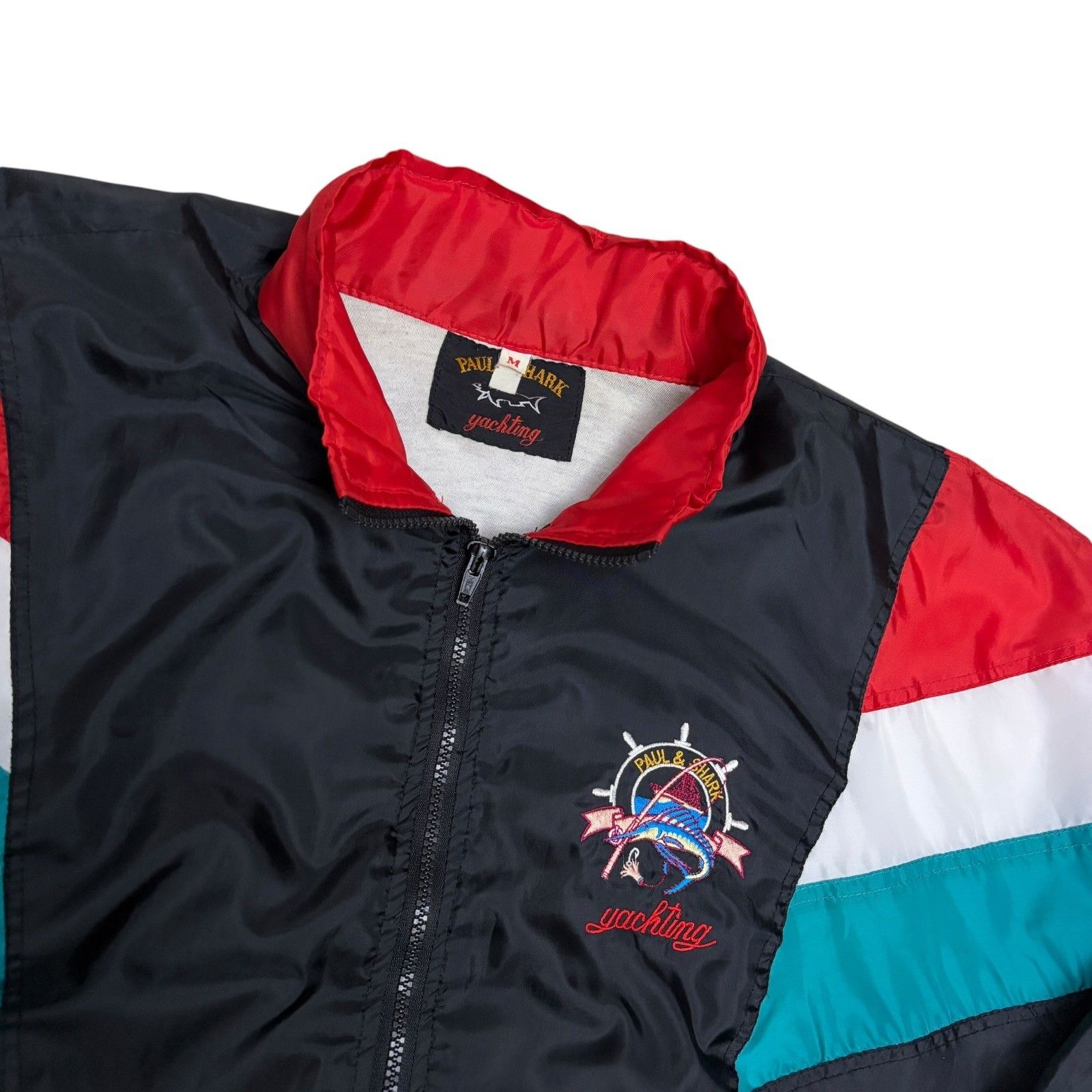 Paul & Shark PAUL & SHARK Vintage 90s Windbreaker Jacket Luxury Medium Size US M / EU 48-50 / 2 - 2 Thumbnail