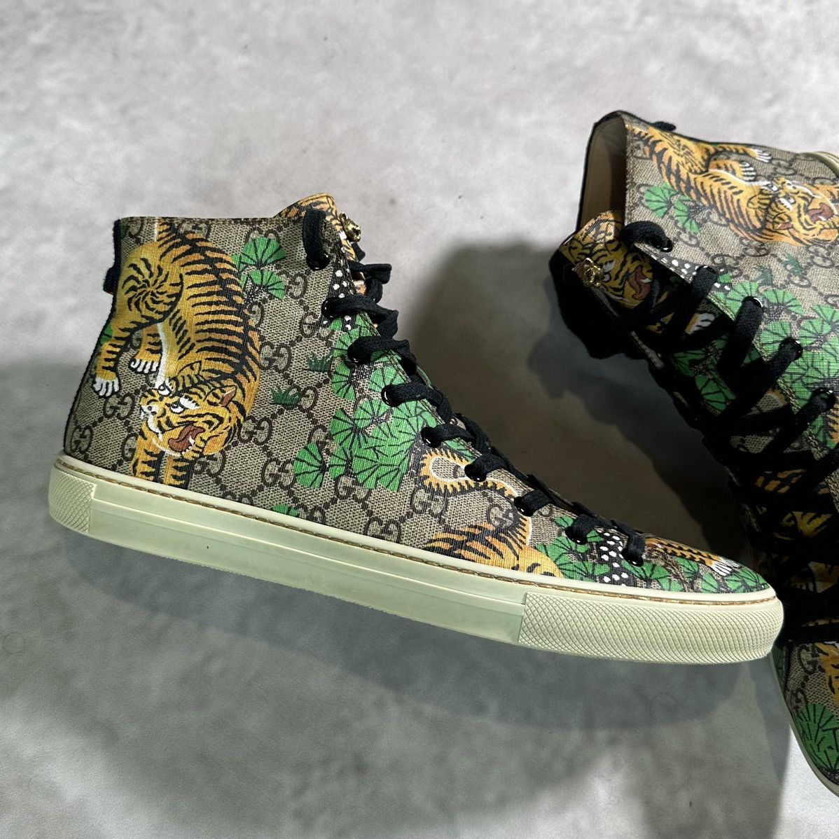 Gucci Gucci GG Supreme High Bengal mens shoes Size US 10 / EU 43 - 3 Thumbnail