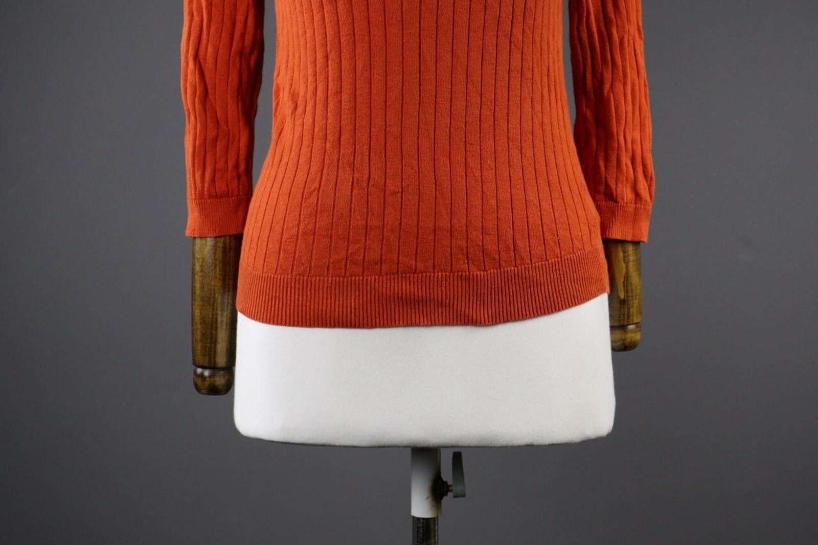 Lauren Ralph Lauren Lauren Ralph Lauren Orange Relaxed Top Shirt Size L Size L / US 10 / IT 46 - 6 Thumbnail