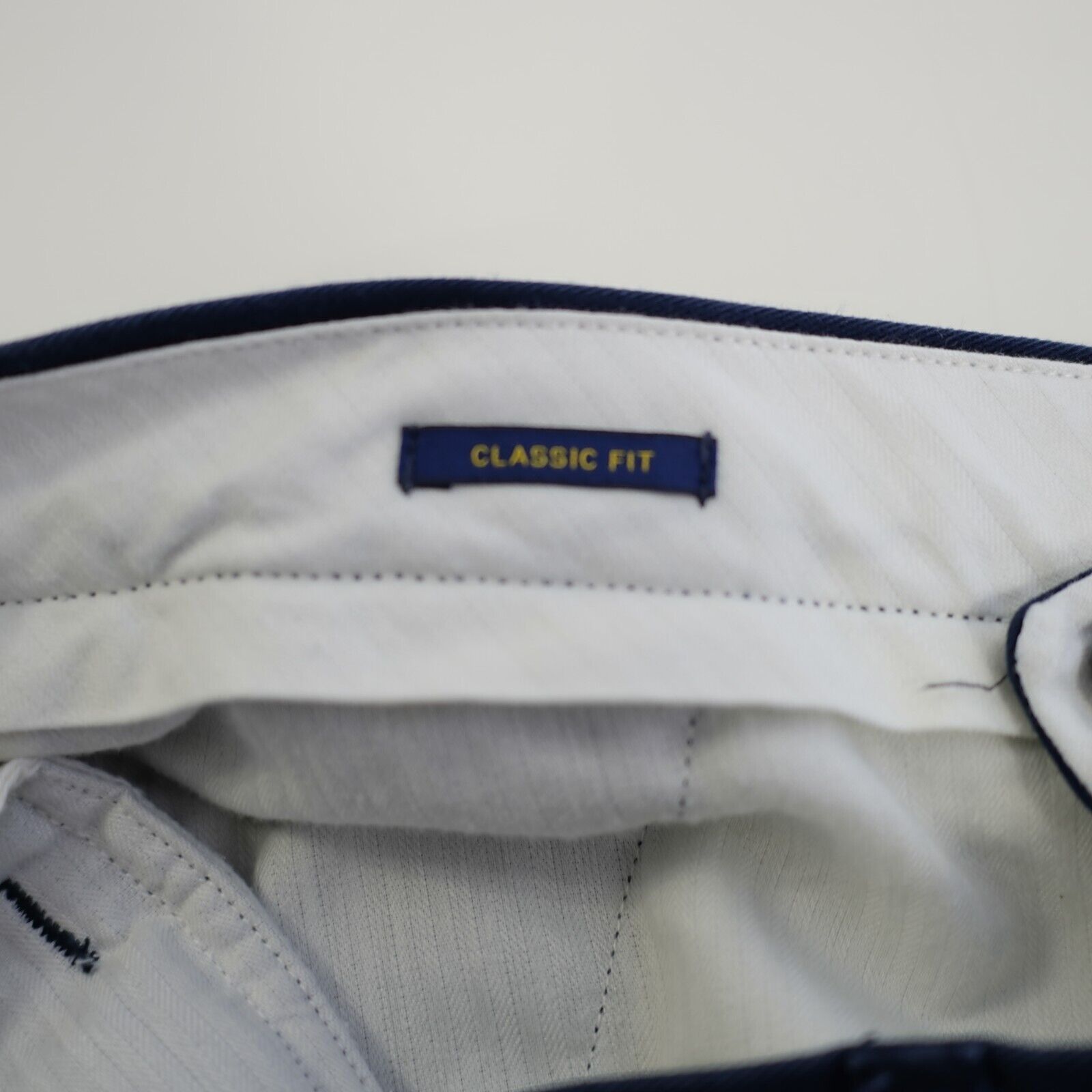 Polo Ralph Lauren Polo Ralph Lauren Classic Fit Blue 34/29 Flat Front Mid Rise Size US 34 / EU 50 - 7 Thumbnail
