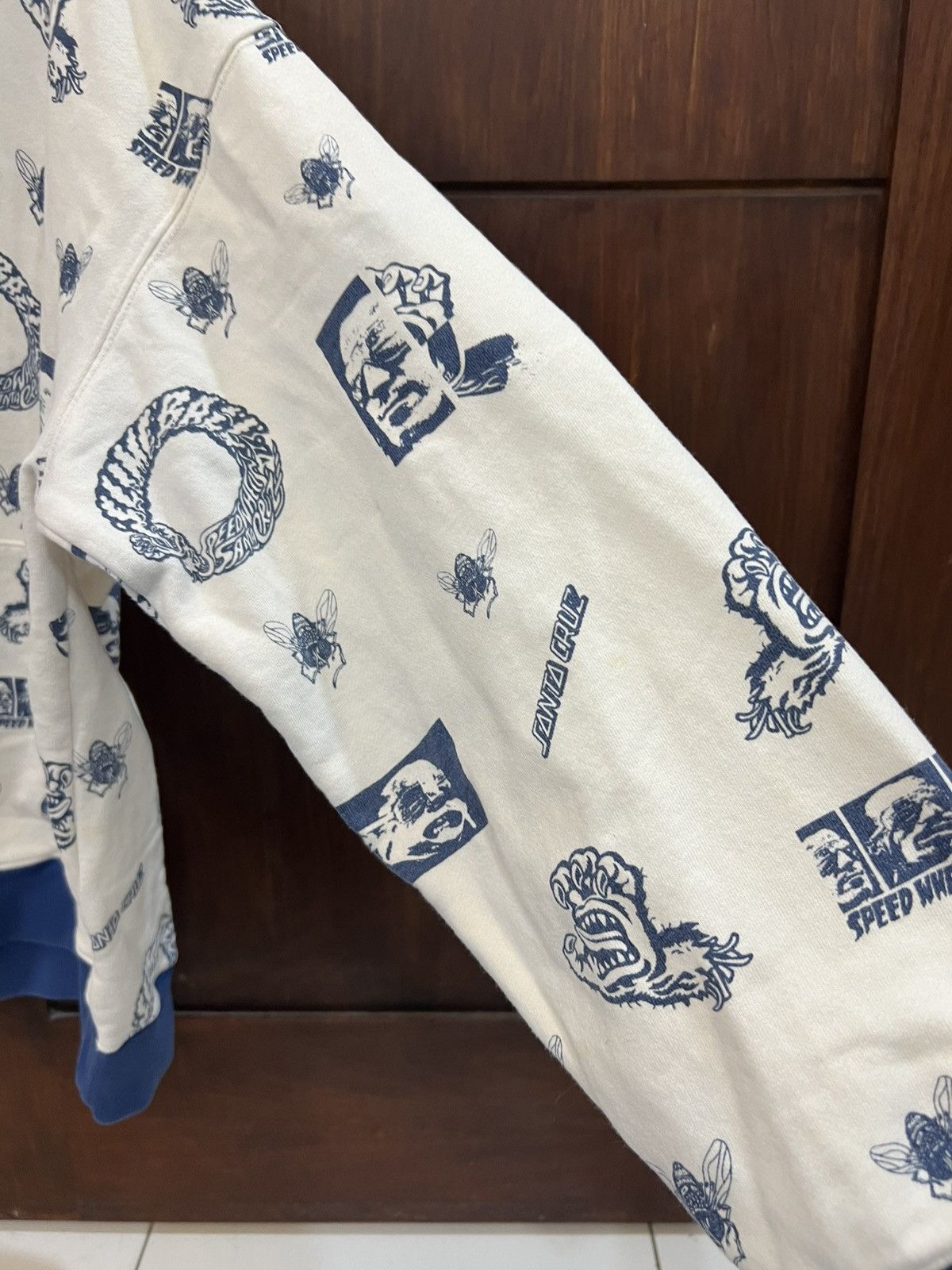 Santa Cruz Skateboards Vintage Santa Cruz Full Print Hoodies Size US L / EU 52-54 / 3 - 6 Thumbnail