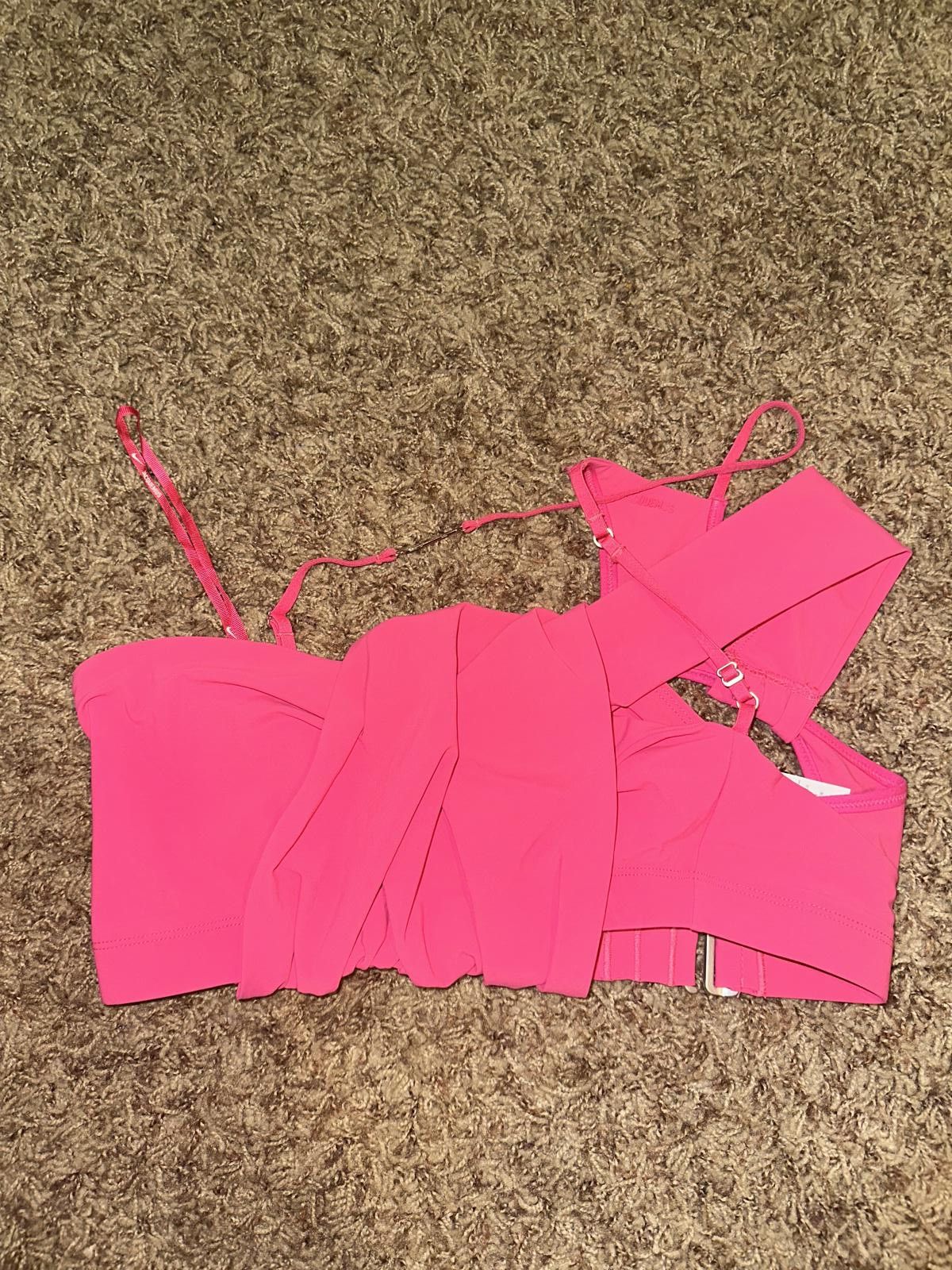 Nike Women’s Jacquemus La Brassière Drapée Pink Sport Bra